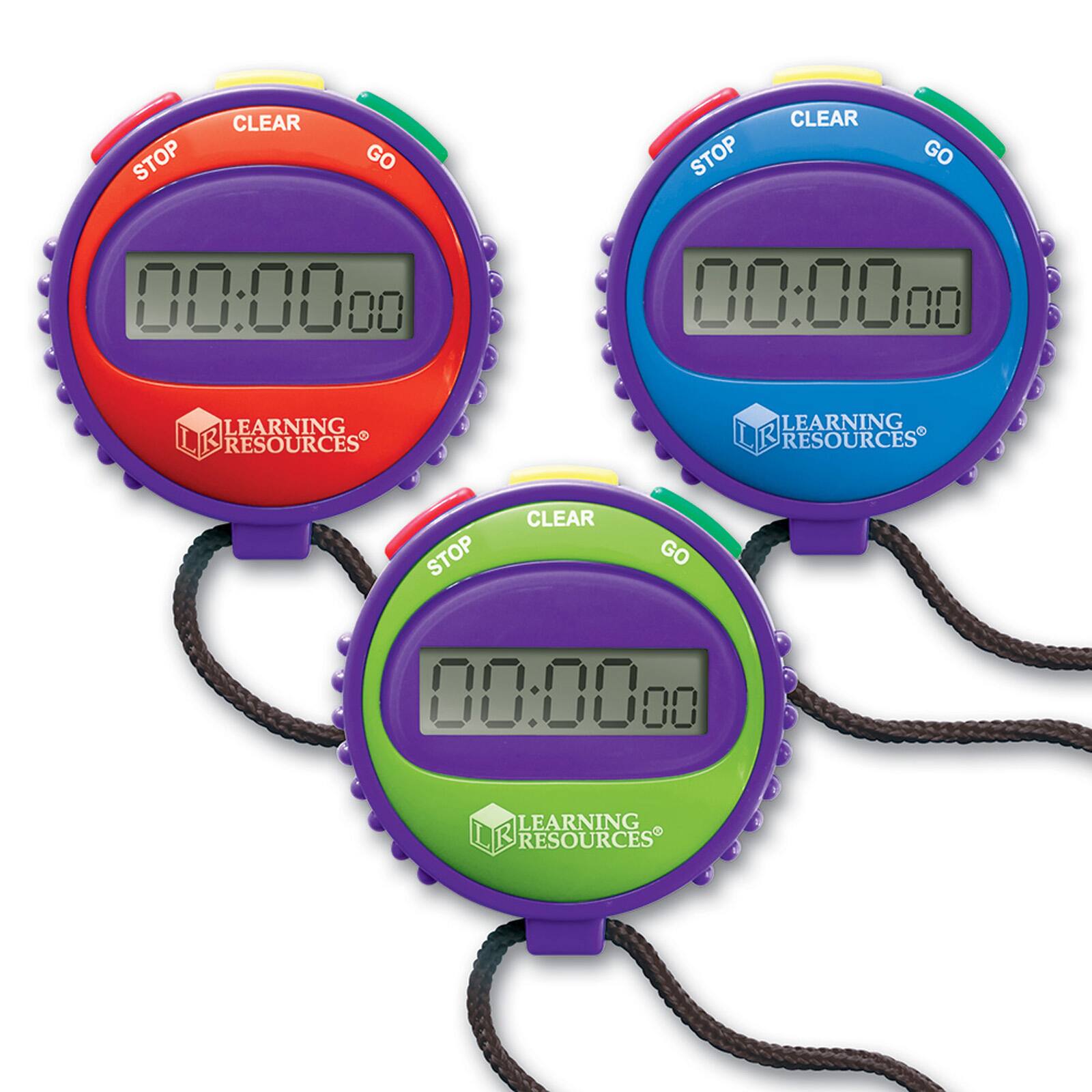 Learning Resources® Simple Stopwatch, Pack of 2