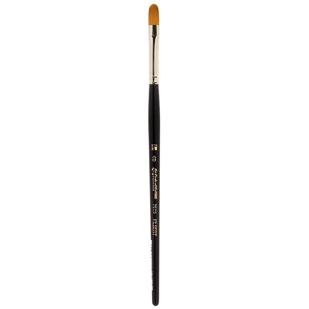 Golden Taklon Short Handle Filbert Brush by Artist&#x27;s Loft&#x2122; Vienna