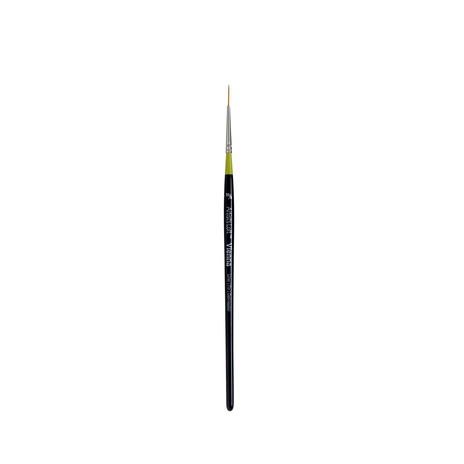 Golden Taklon Short Handle Liner Brush by Artist&#x27;s Loft&#x2122; Vienna