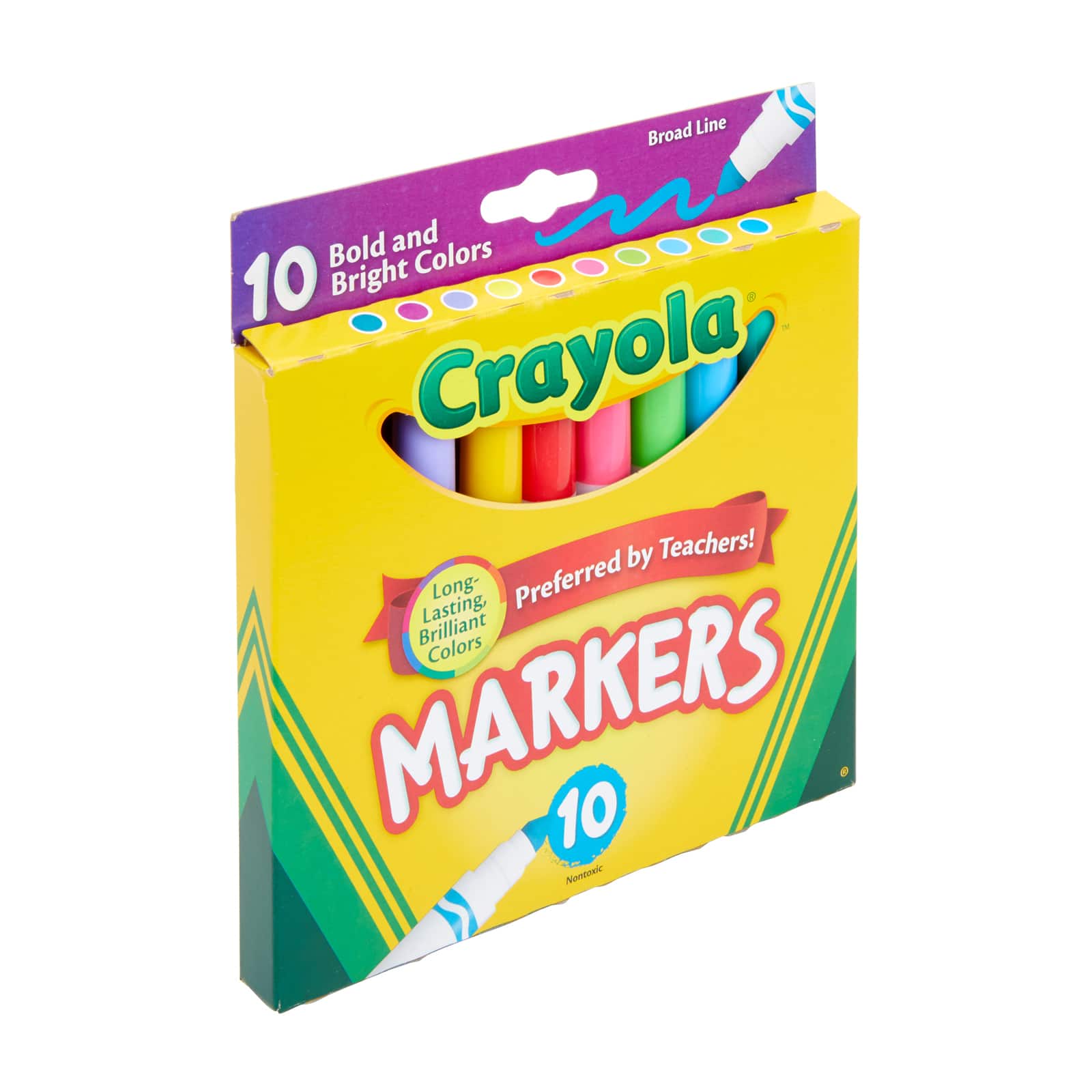 12 Packs: 10 ct. (120 total) Crayola&#xAE; Bold and Bright Broad Line Markers