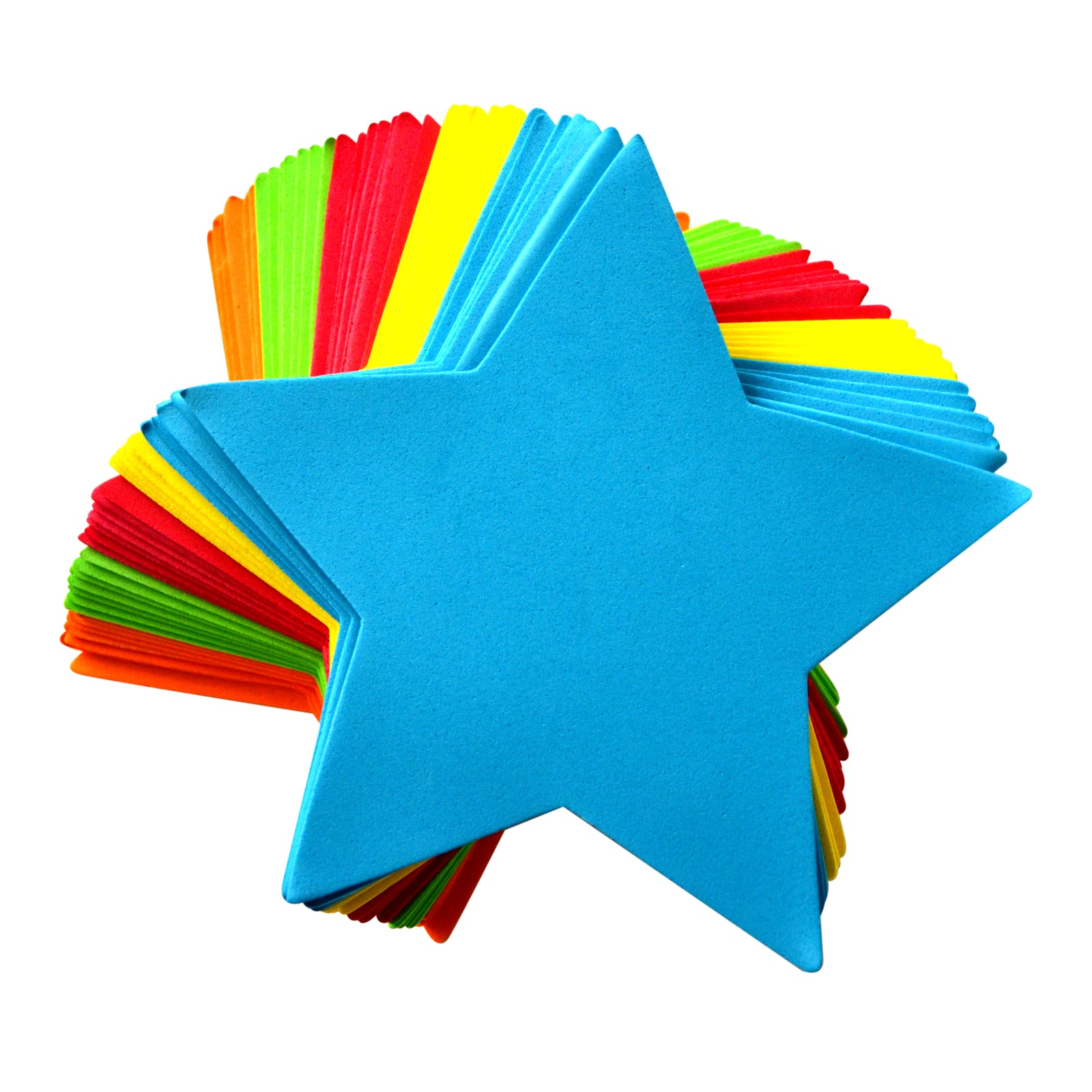 Glitter Star Foam Stickers for Scrapbooks Art and Crafts in 3