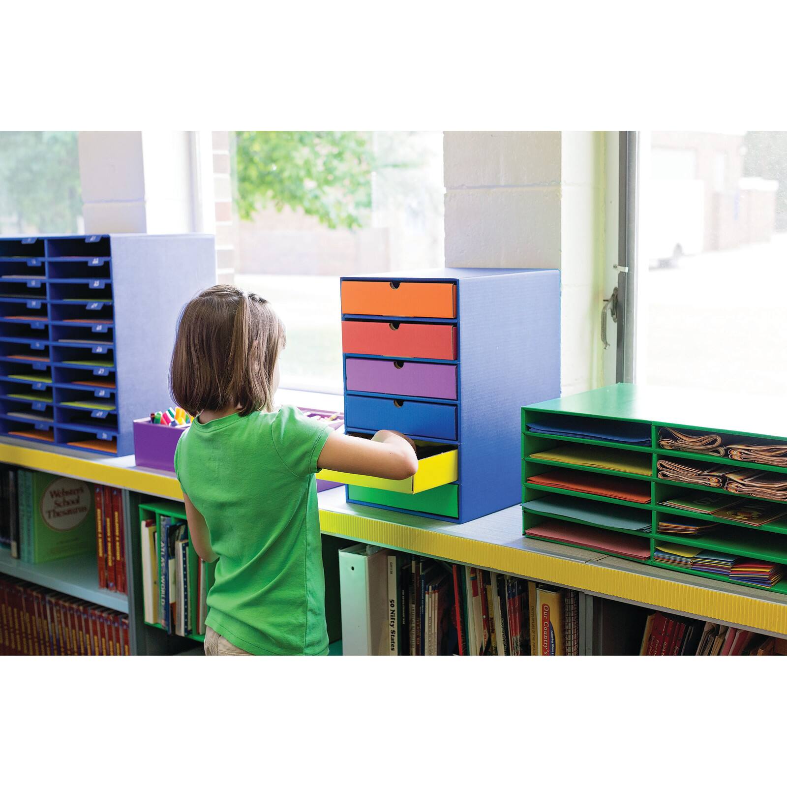 Find the Classroom Keepers® 6Shelf Organizer, Blue at Michaels