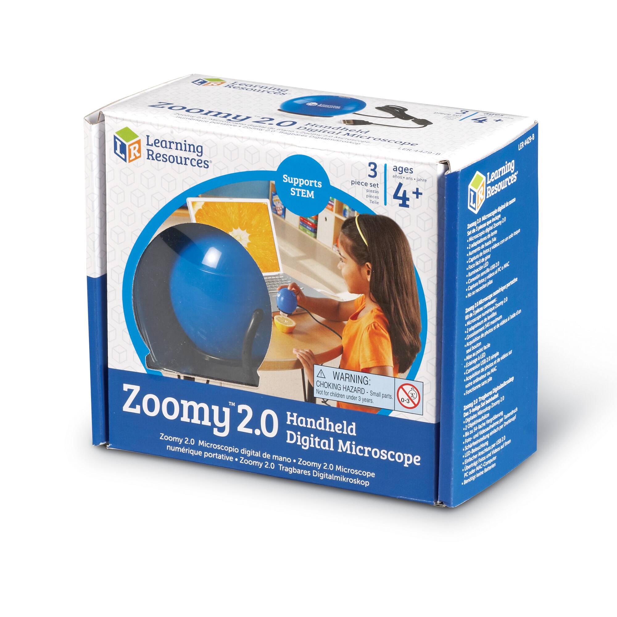 Learning Resources Zoomy 2.0 Handheld Microscope