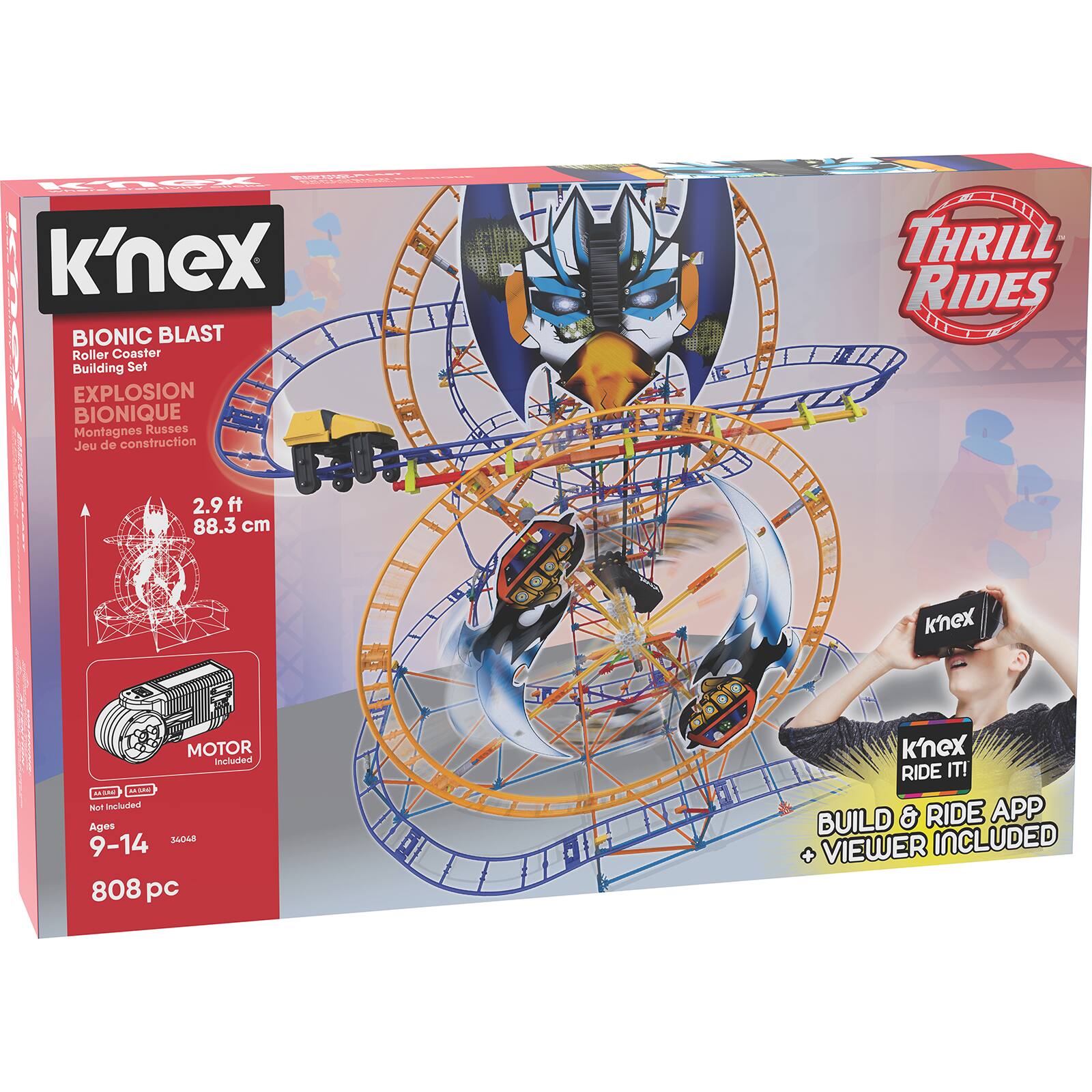 knex thrill rides roller coaster