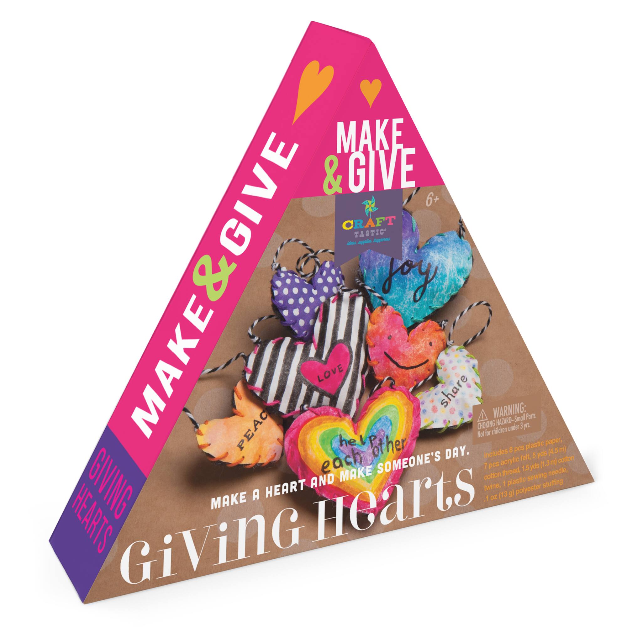 Crafttastic® Make & Give Giving Hearts Kit Craft Kits Michaels