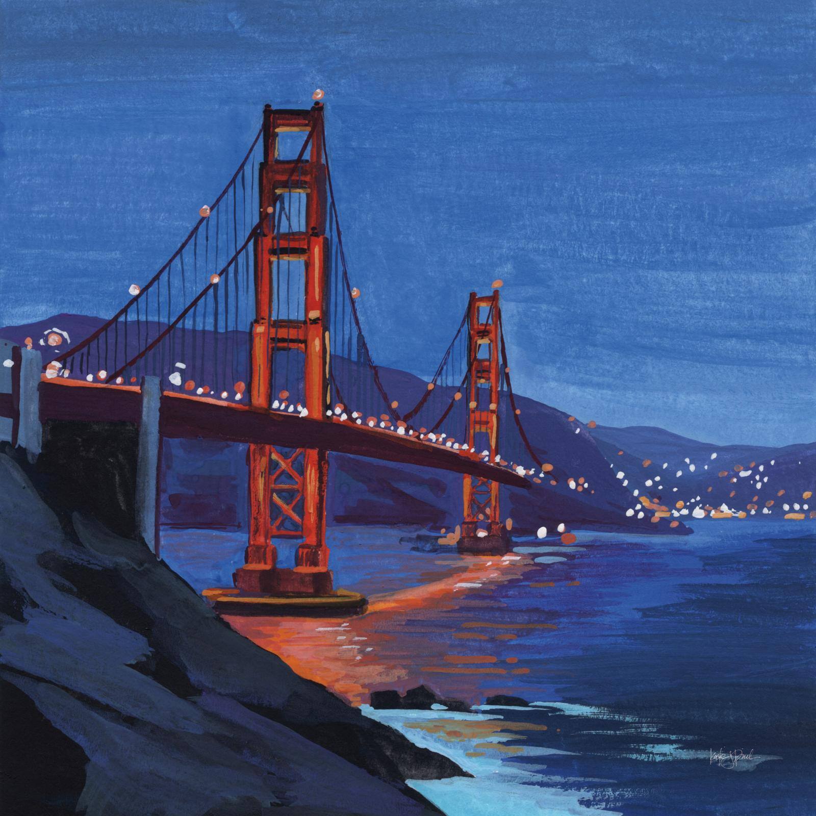 Golden Gate Bridge at Night
