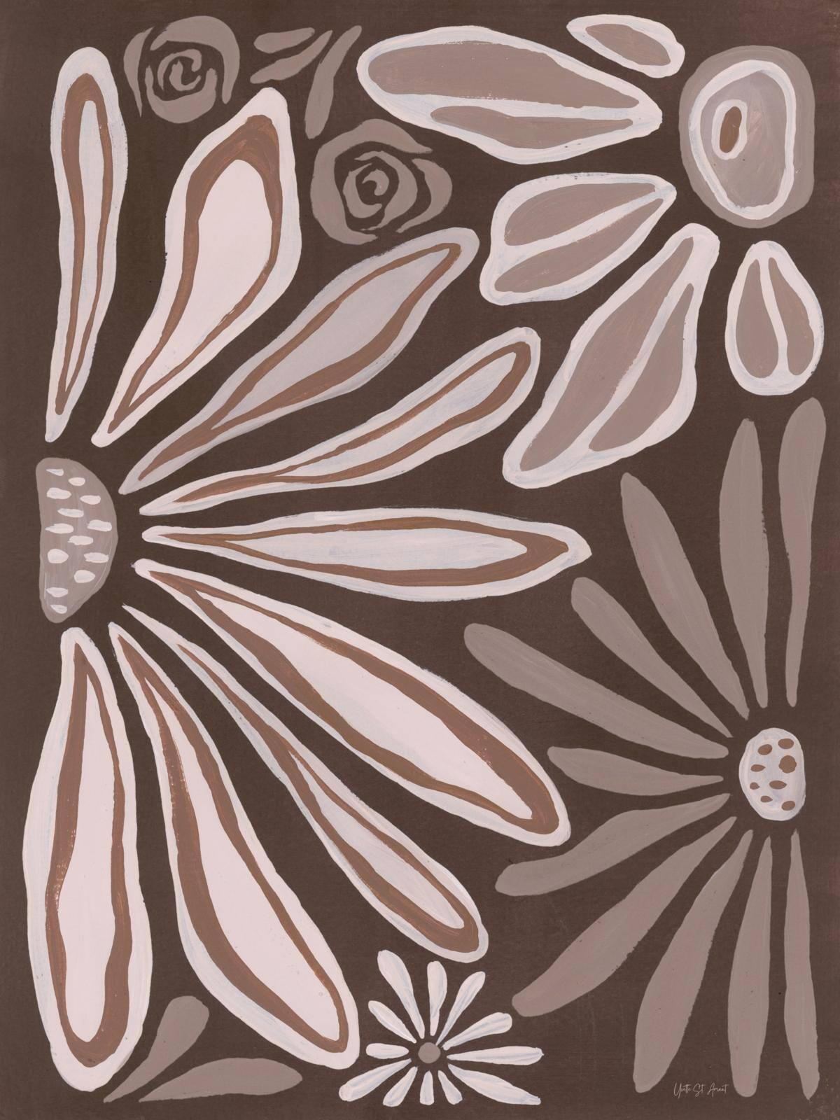 Mocha Blooms IV
