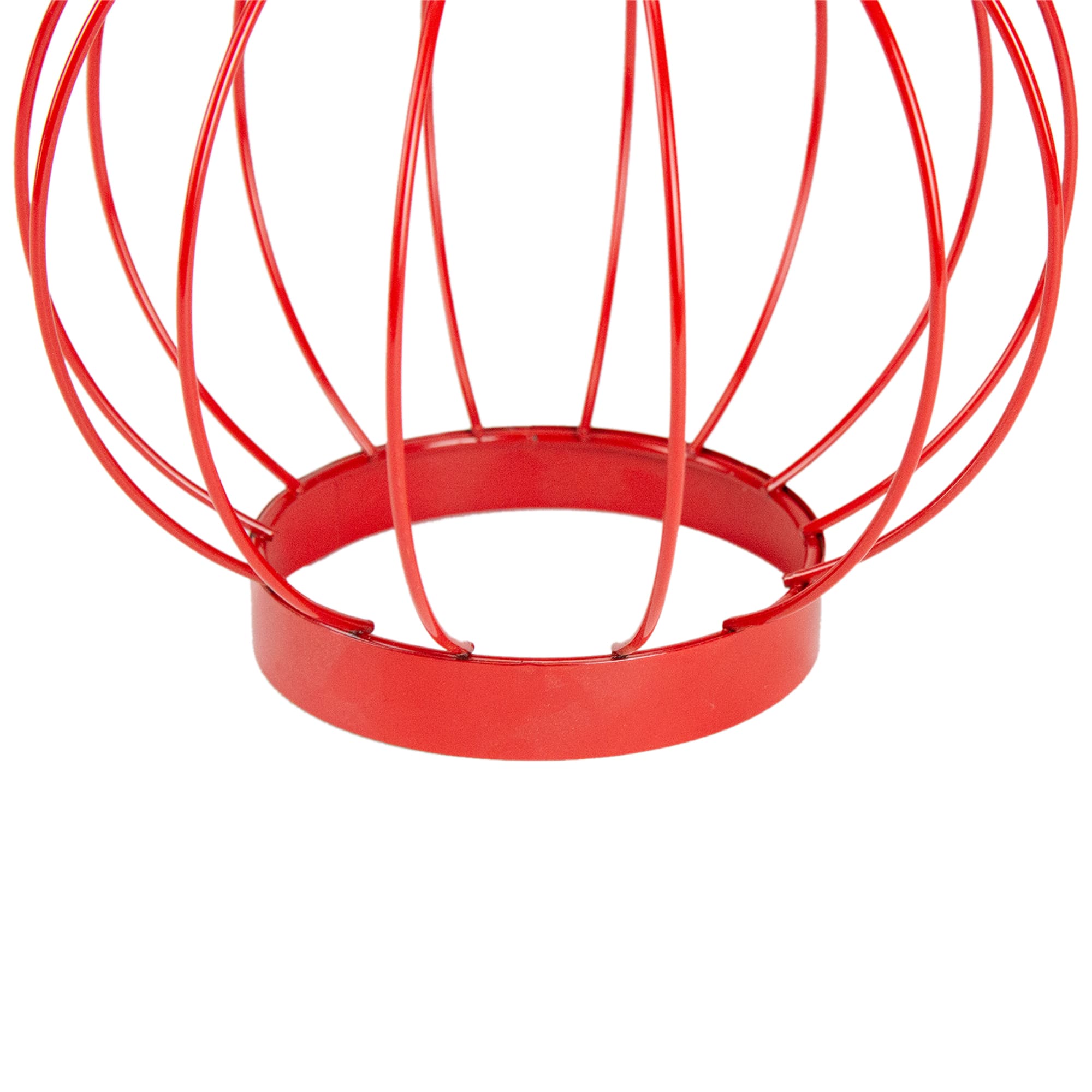 6.5" Outdoor Hanging LED Solar Lantern with Handle