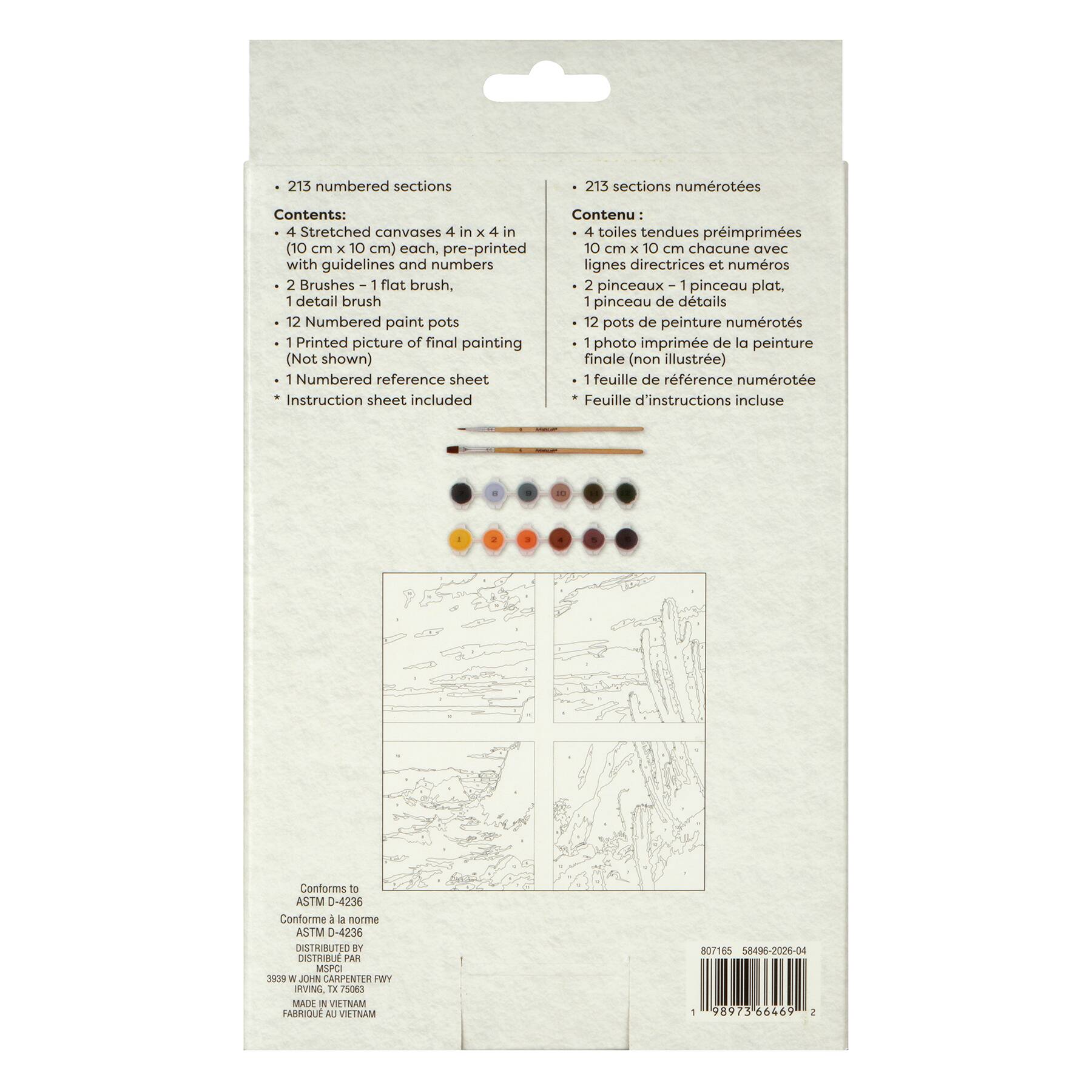Cliffside Paint-by-Number Gallery Mini Kit by Artist's Loft®
