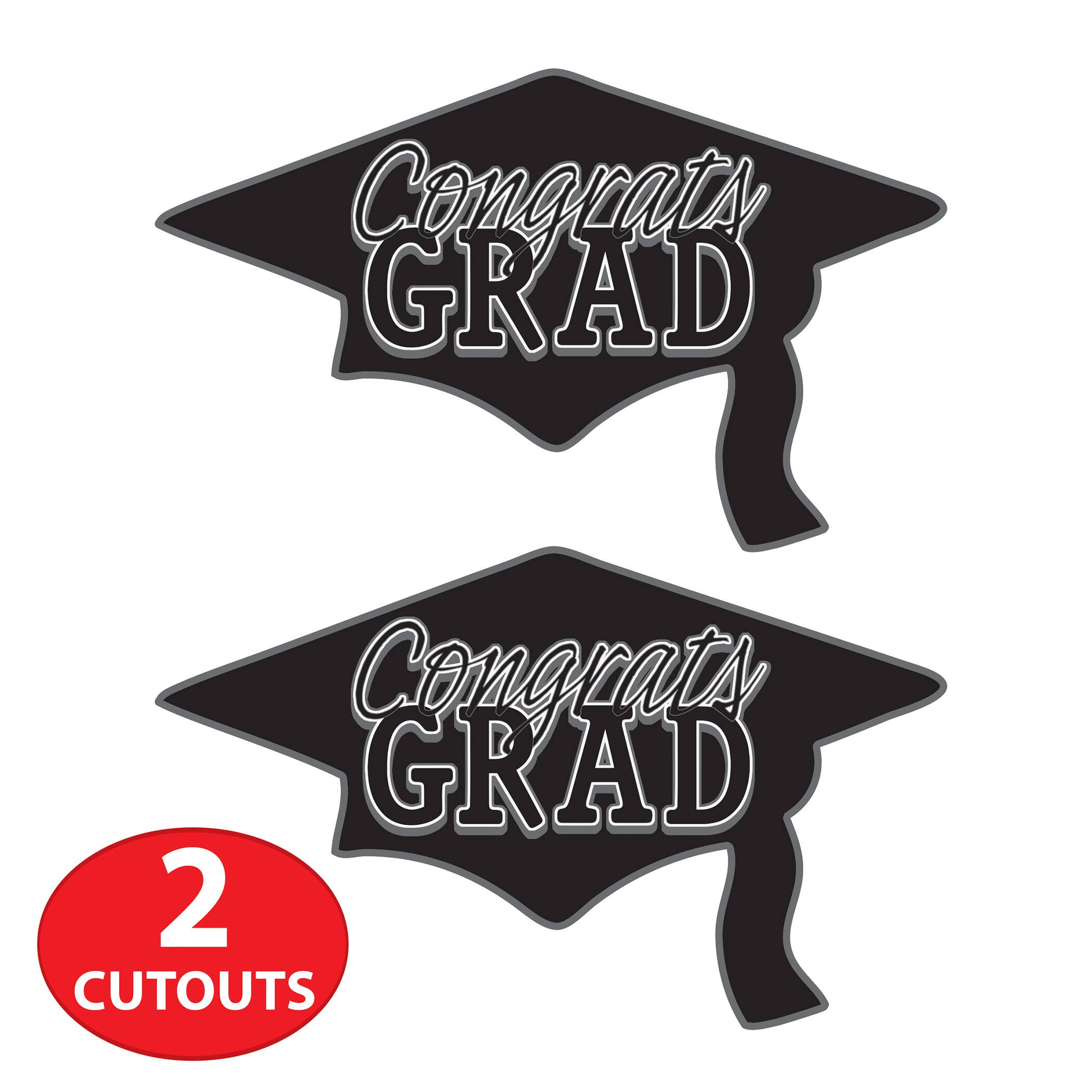 Beistle 22" x 37" Congrats Grad Cutouts