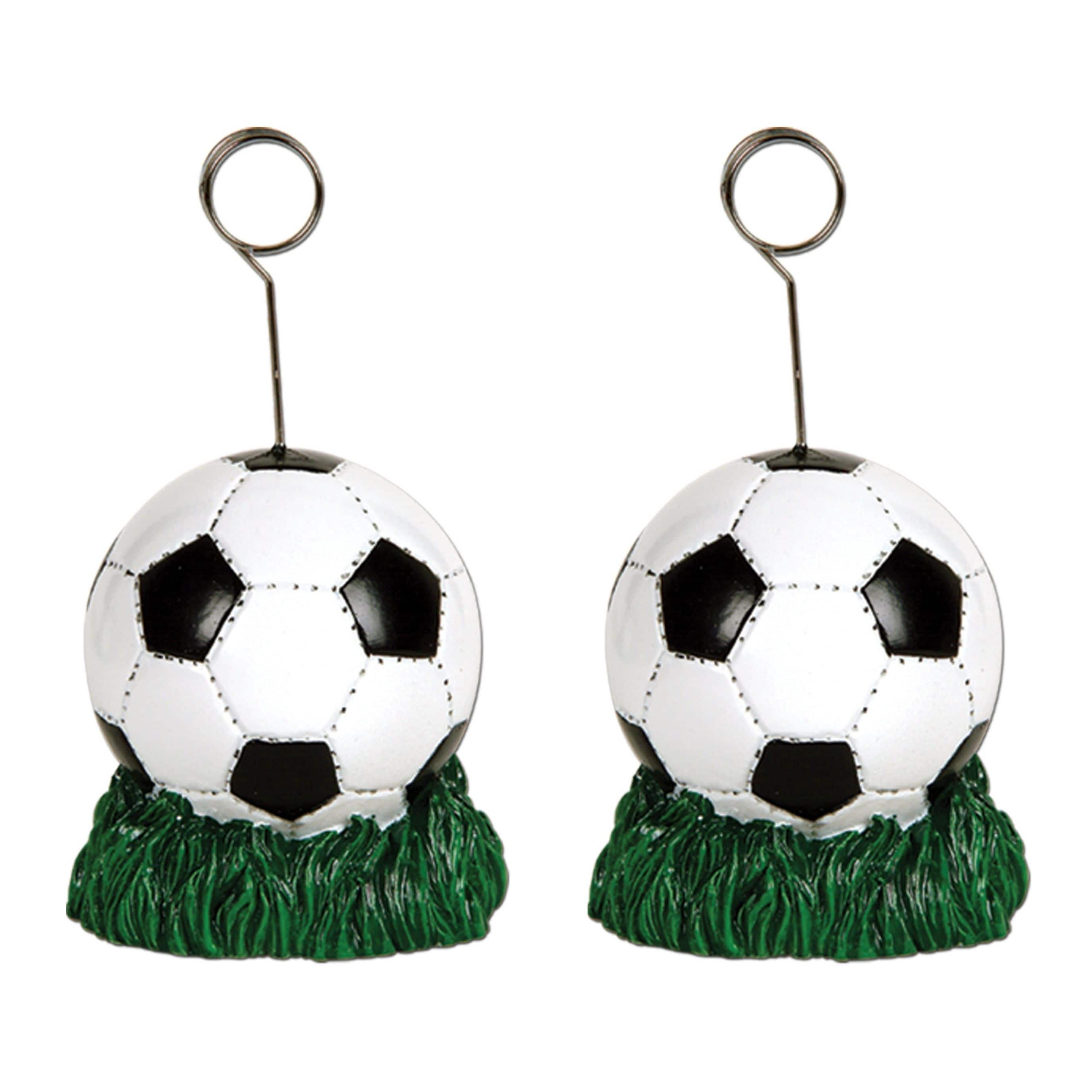 Beistle 6oz. Soccer Ball Photo & Balloon Holders, 2ct.