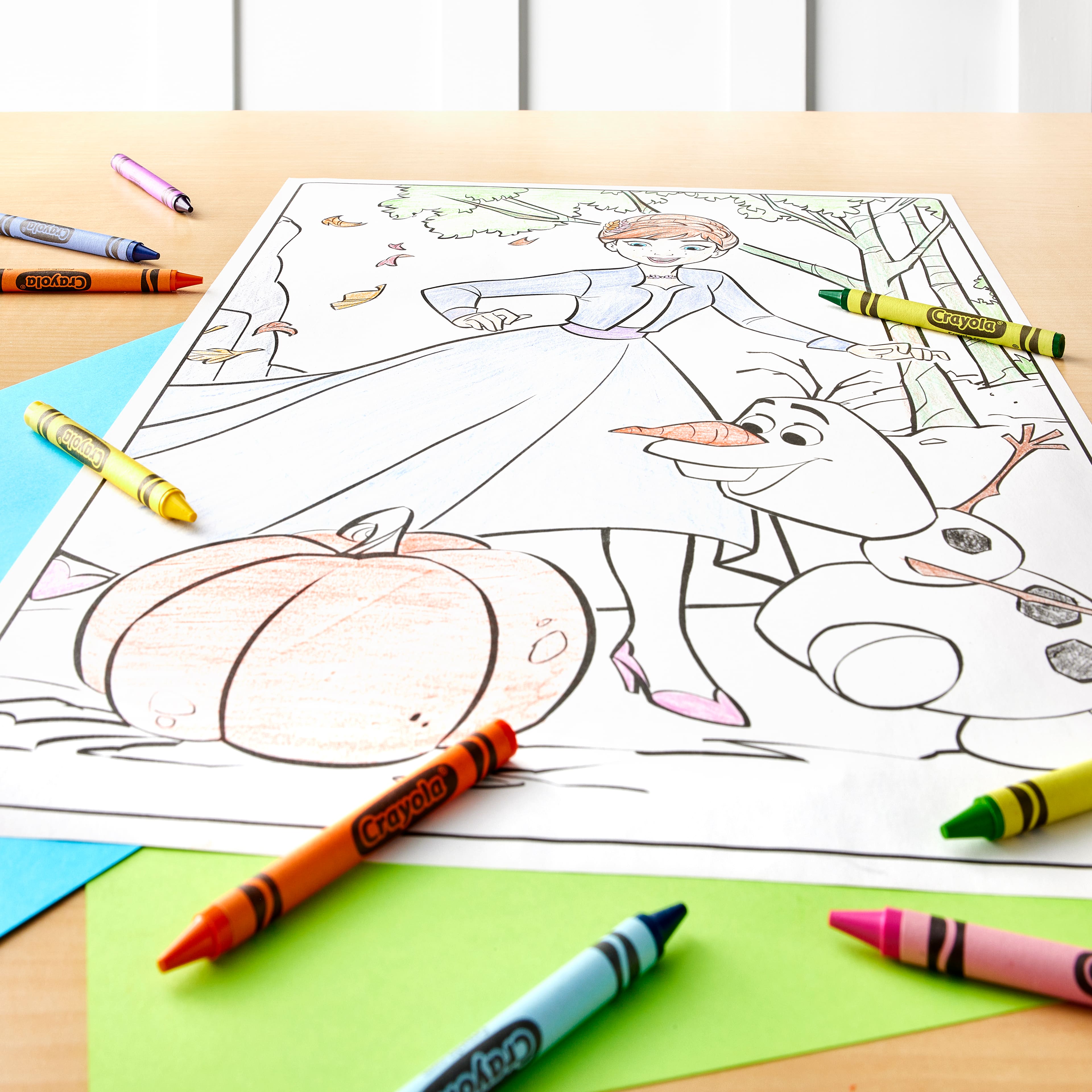 12 Packs: 18 ct. (216 total) Crayola® Disney Frozen 2 Giant Coloring Pages