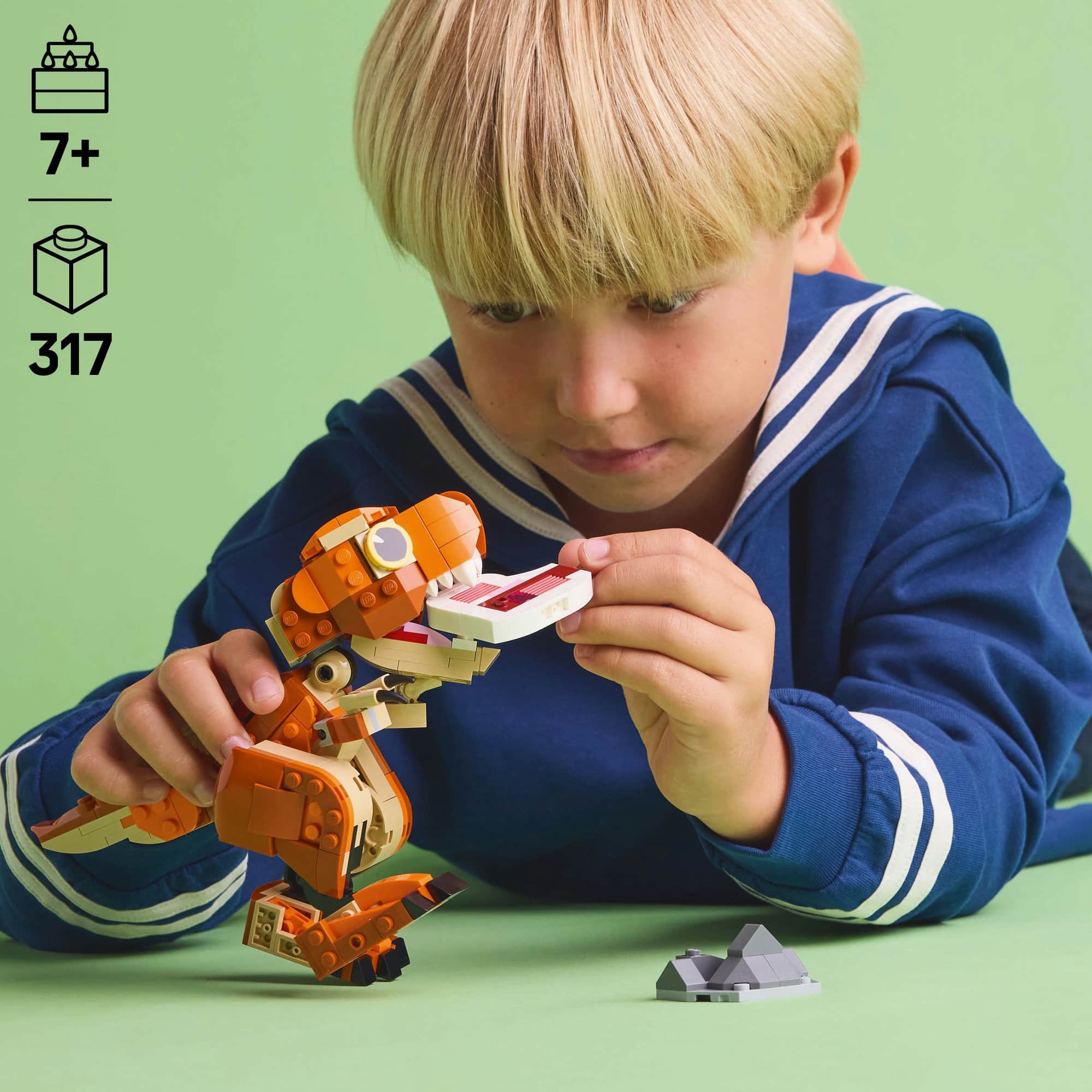 LEGO® Jurassic World Little Eatie: T. rex Dinosaur Model Building Kit 76967