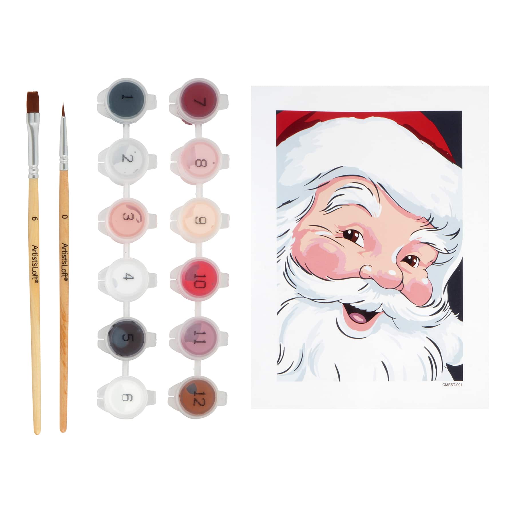 Santa Paint-by-Number Framed Mini Kit by Artist's Loft®