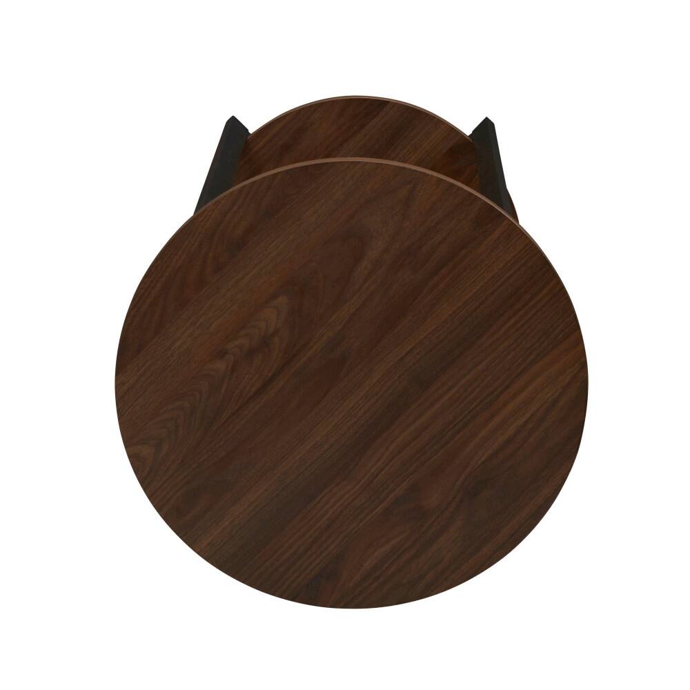 Household Essentials Jamestown 24" Round End Table