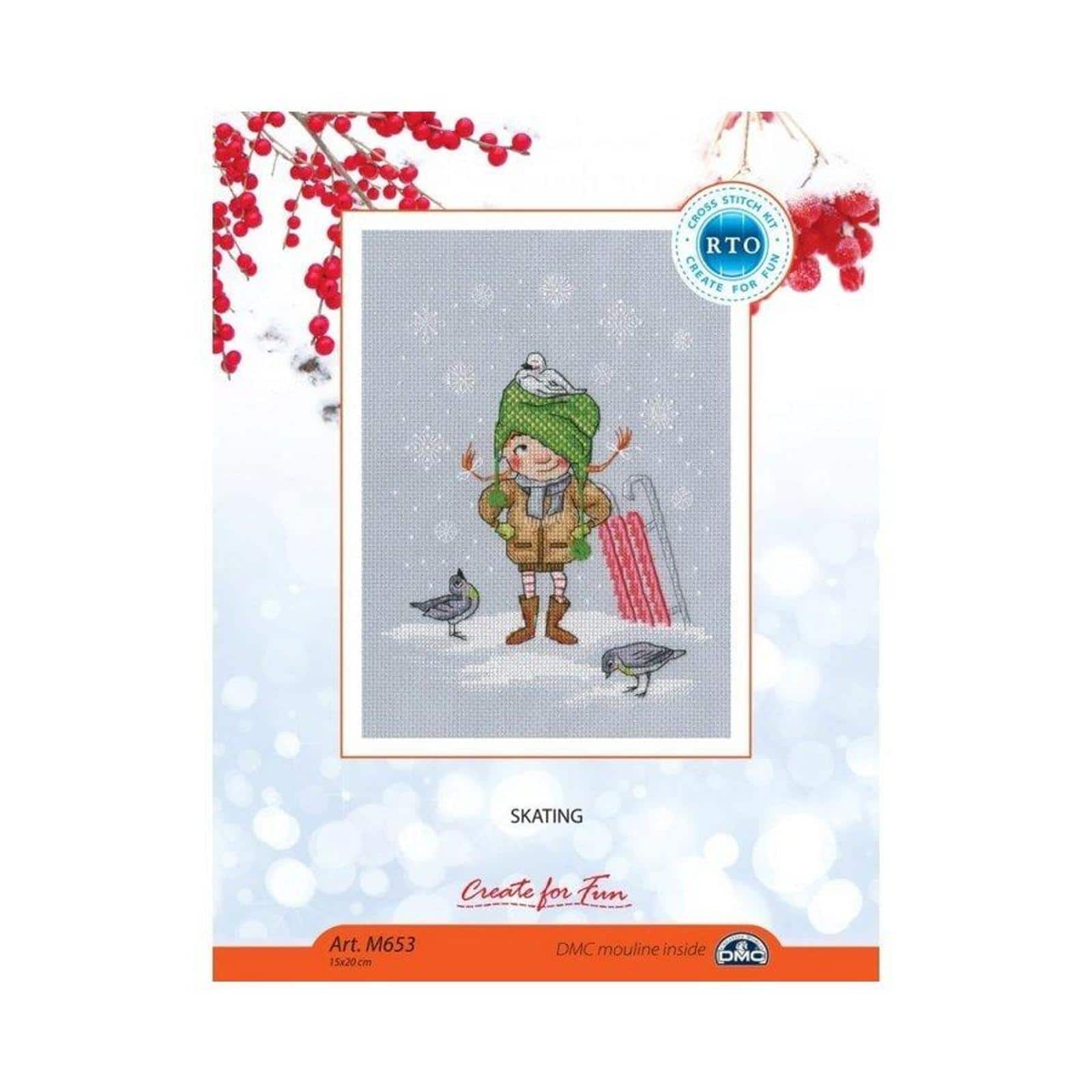 RTO Skating Cross Stitch Kit