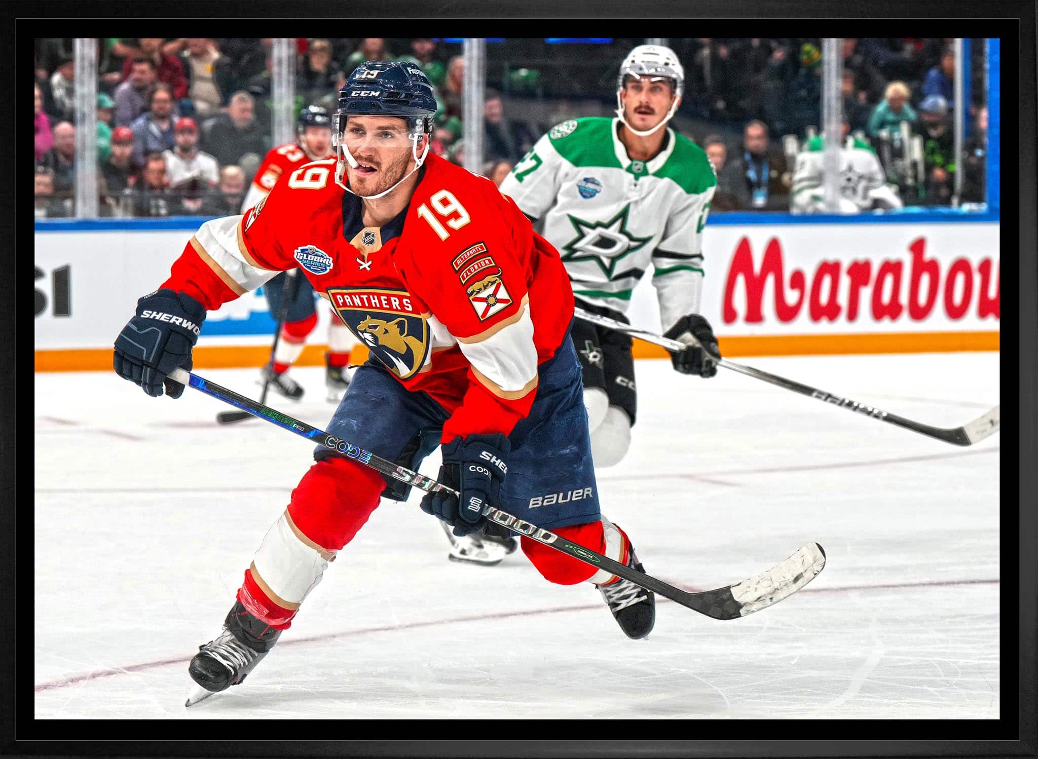 Matthew Tkachuk 20" x 29" Framed Canvas Florida Panthers 31.5" x 22.5"