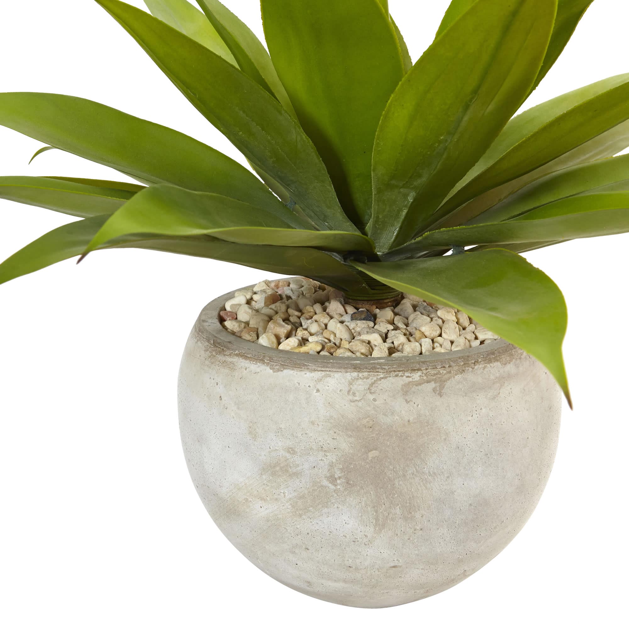 24" Agave Plant in Sand Planter