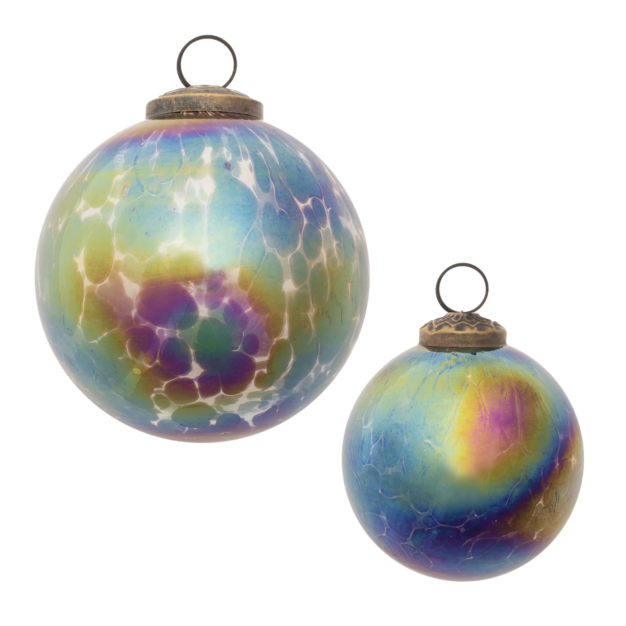 Iridescent Glass Ball Ornaments, 12ct.