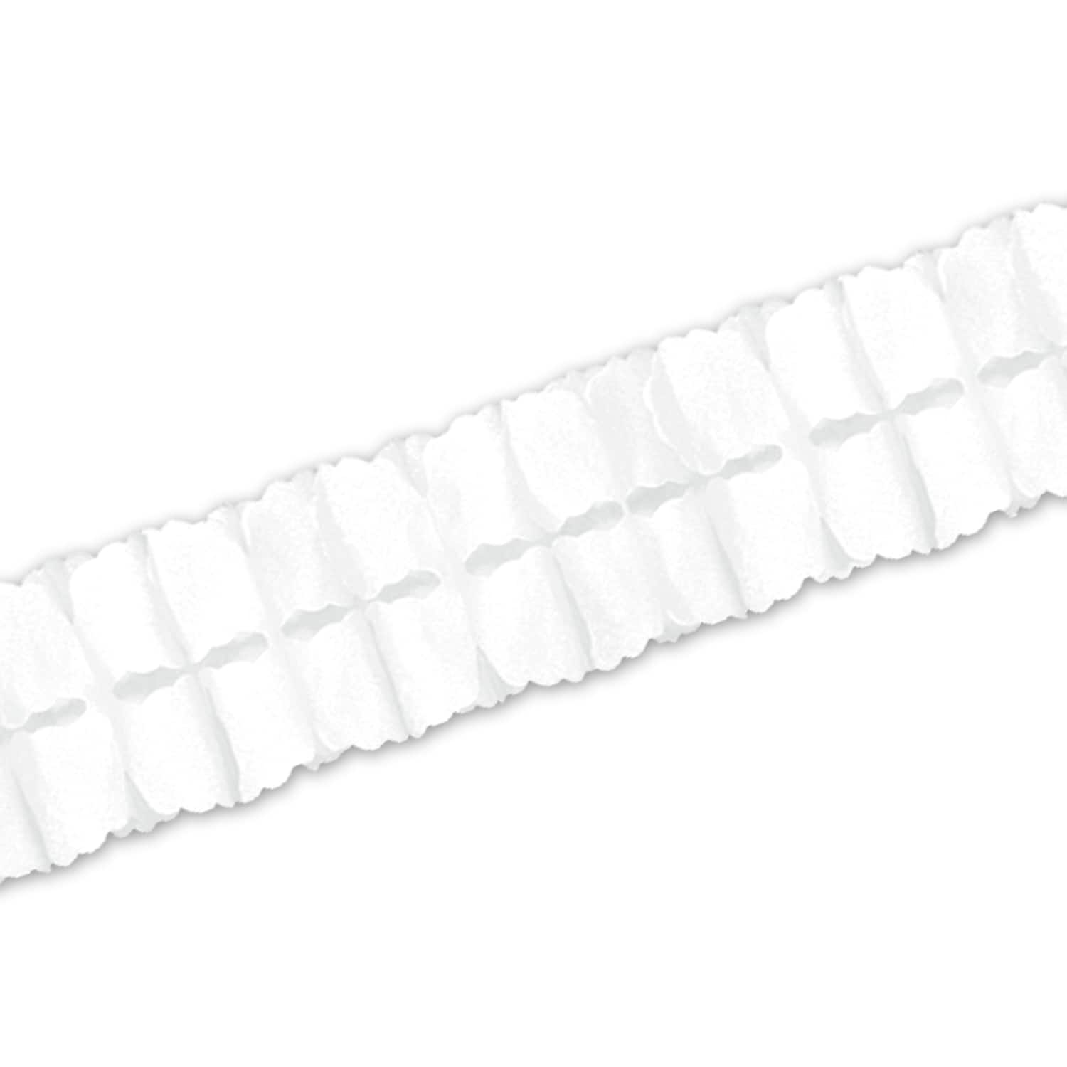 Beistle 12ft. White Leaf Garlands, 2ct.
