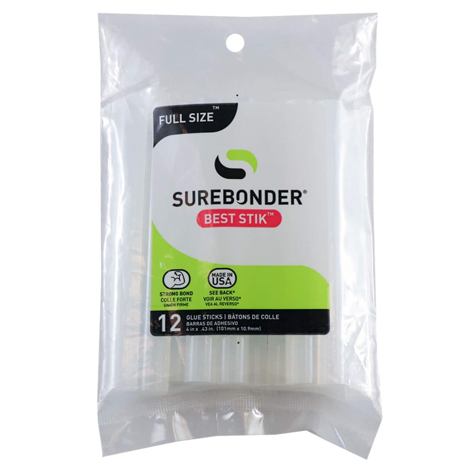 Surebonder® Best Stik™ 4" High-Temp Glue Sticks, 12ct.