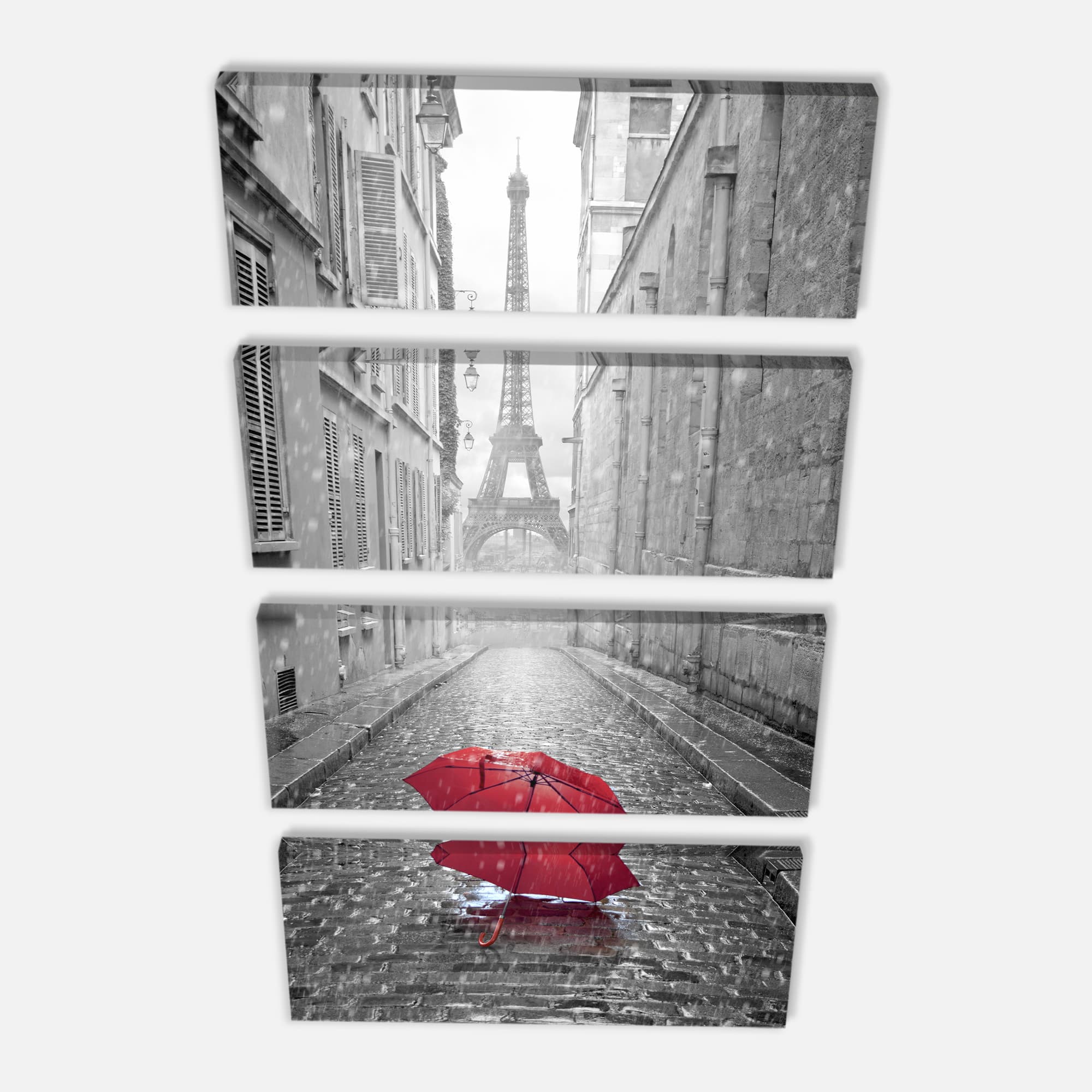Designart - Eiffel View from Paris Street