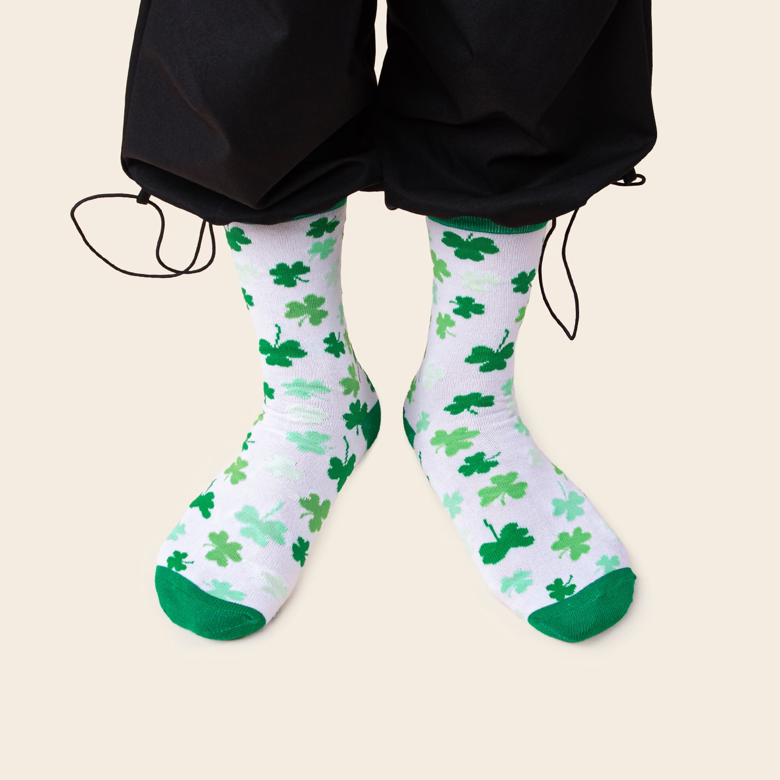 Shamrocks Adult Crew Socks by Celebrate It™