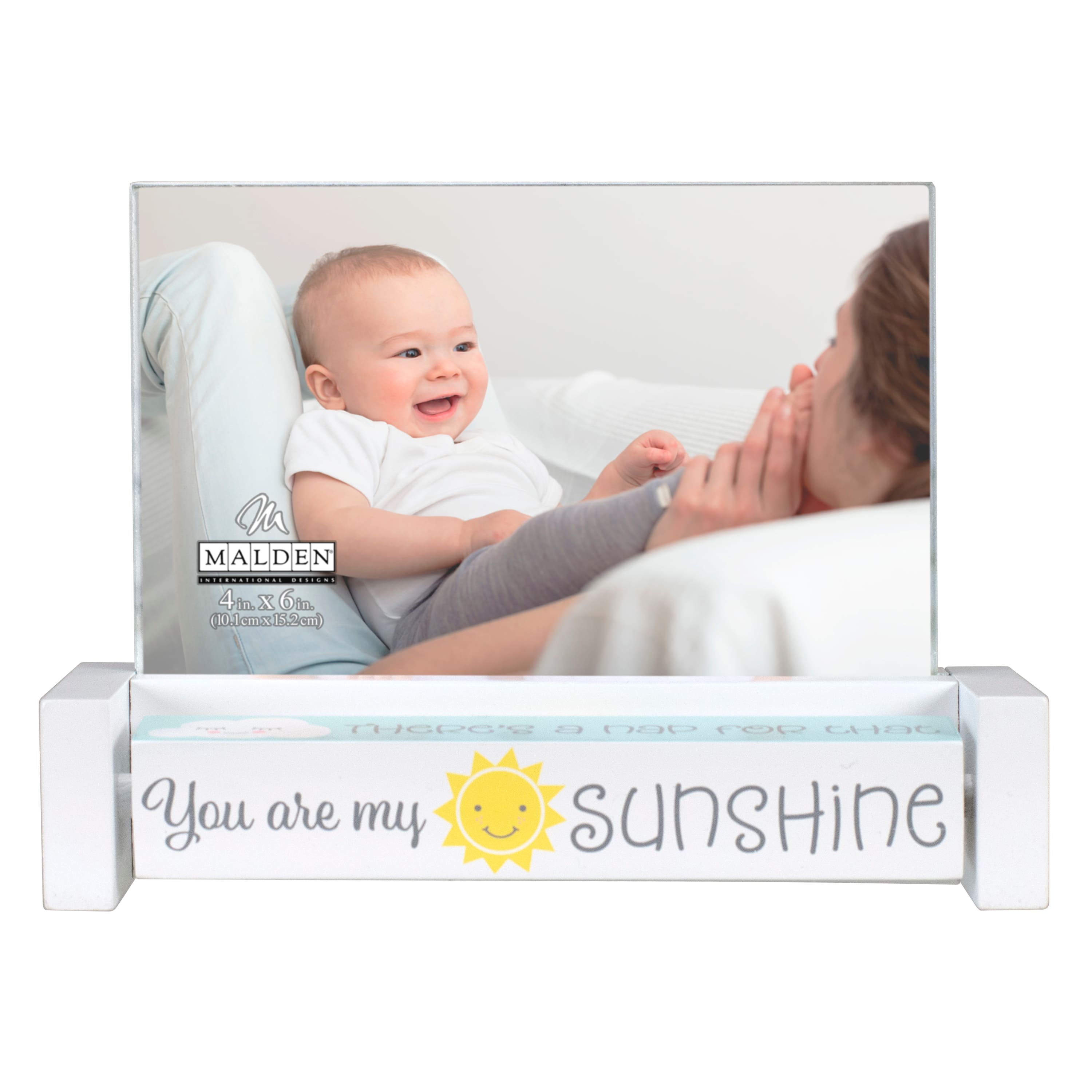 Malden International Designs Baby 4" x 6" Spin Quote Frame