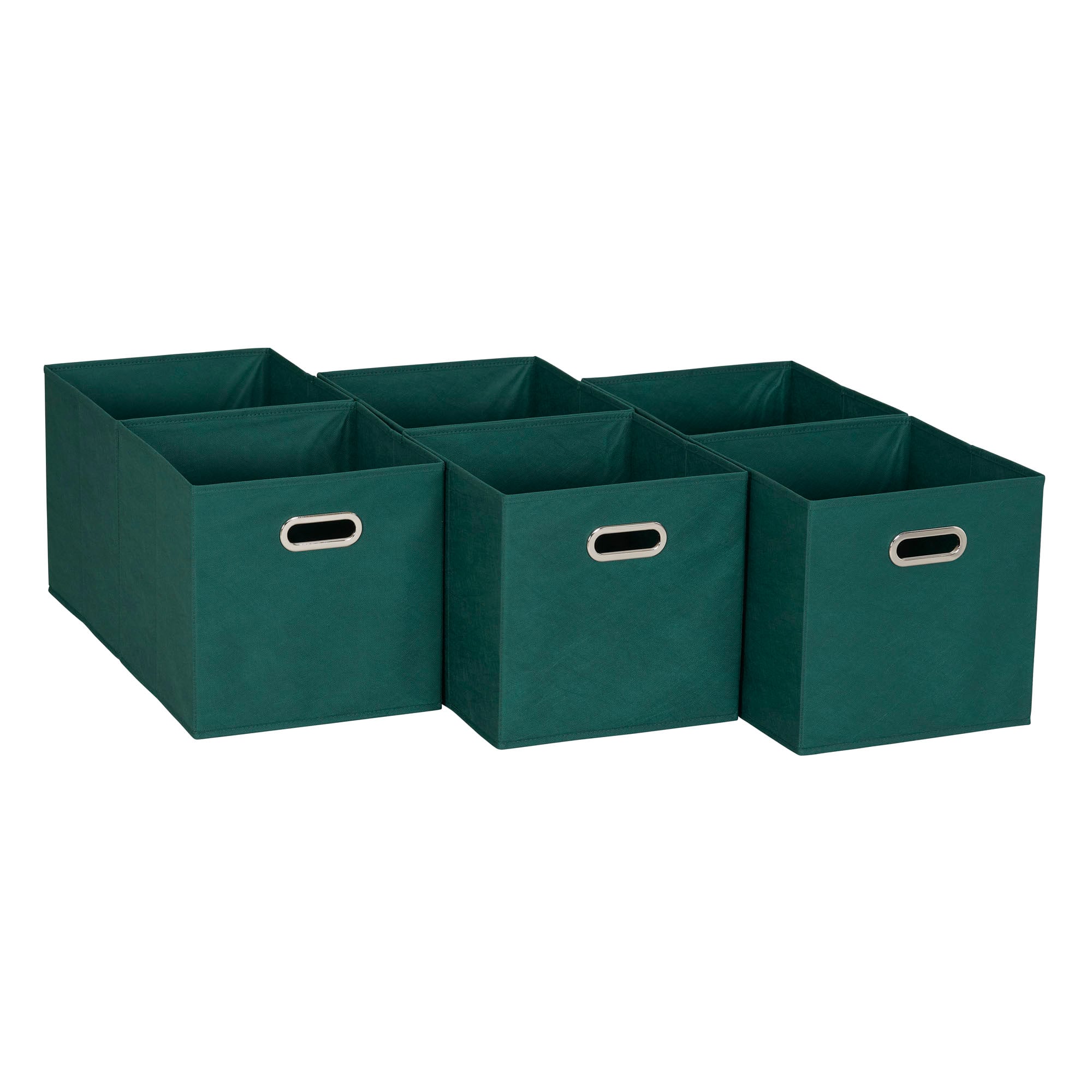 6 Pack Household Essentials 11" Fabric Storage Bins