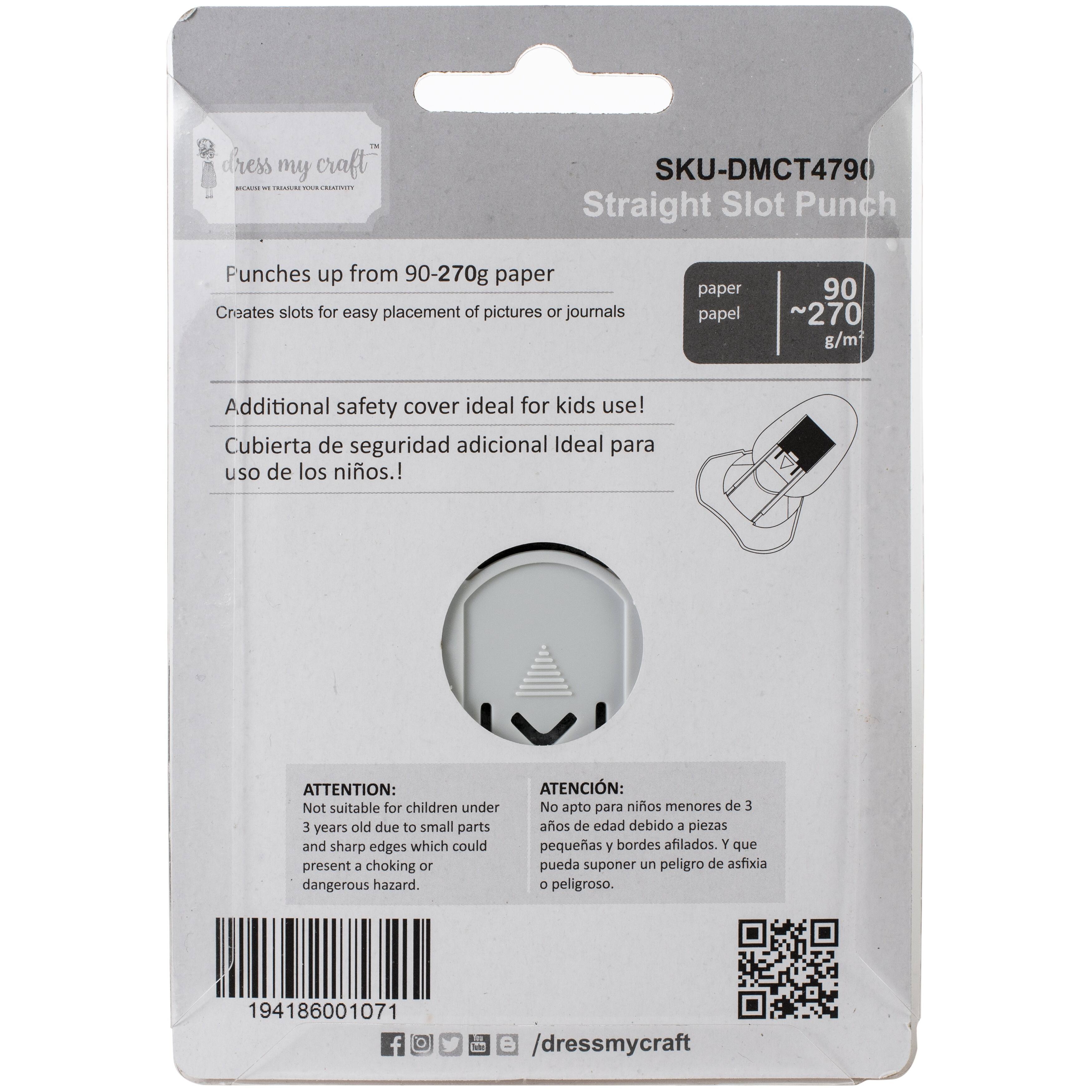 Dress My Craft® Straight Slot Punch