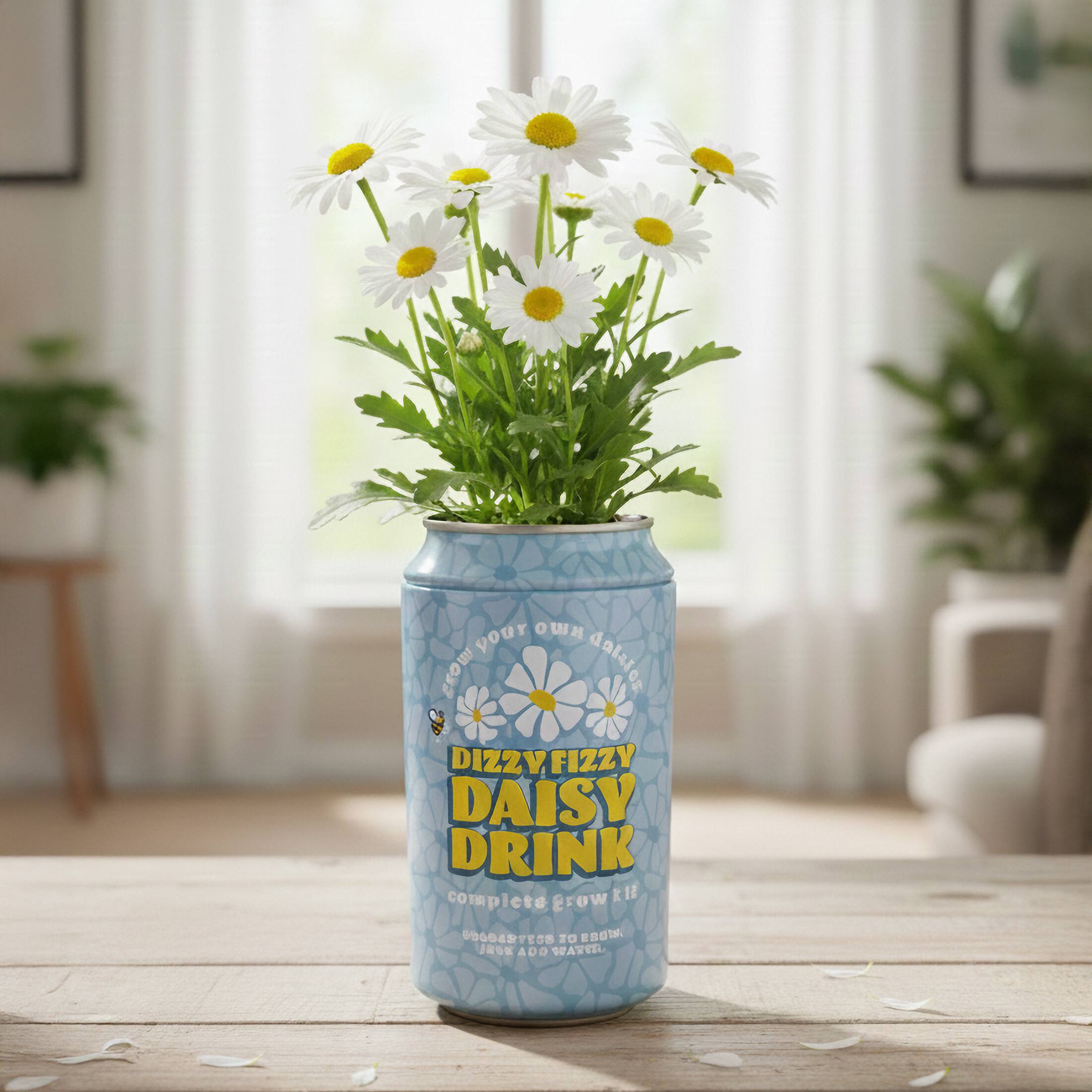 Buzzy® Daisy Soda Can Complete Grow Kit