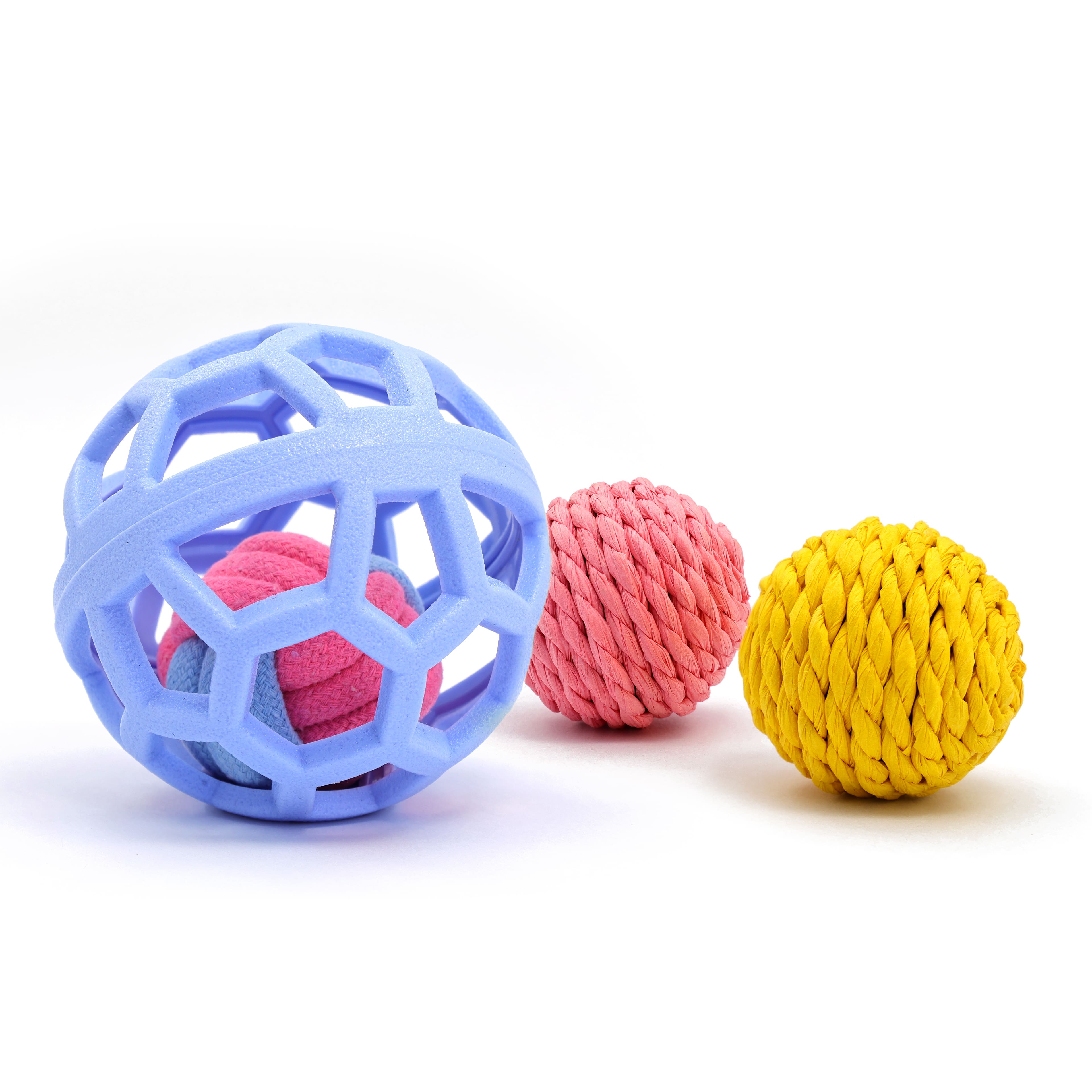 Assorted Ball Dog Toys, 2pc. by Fab Finds