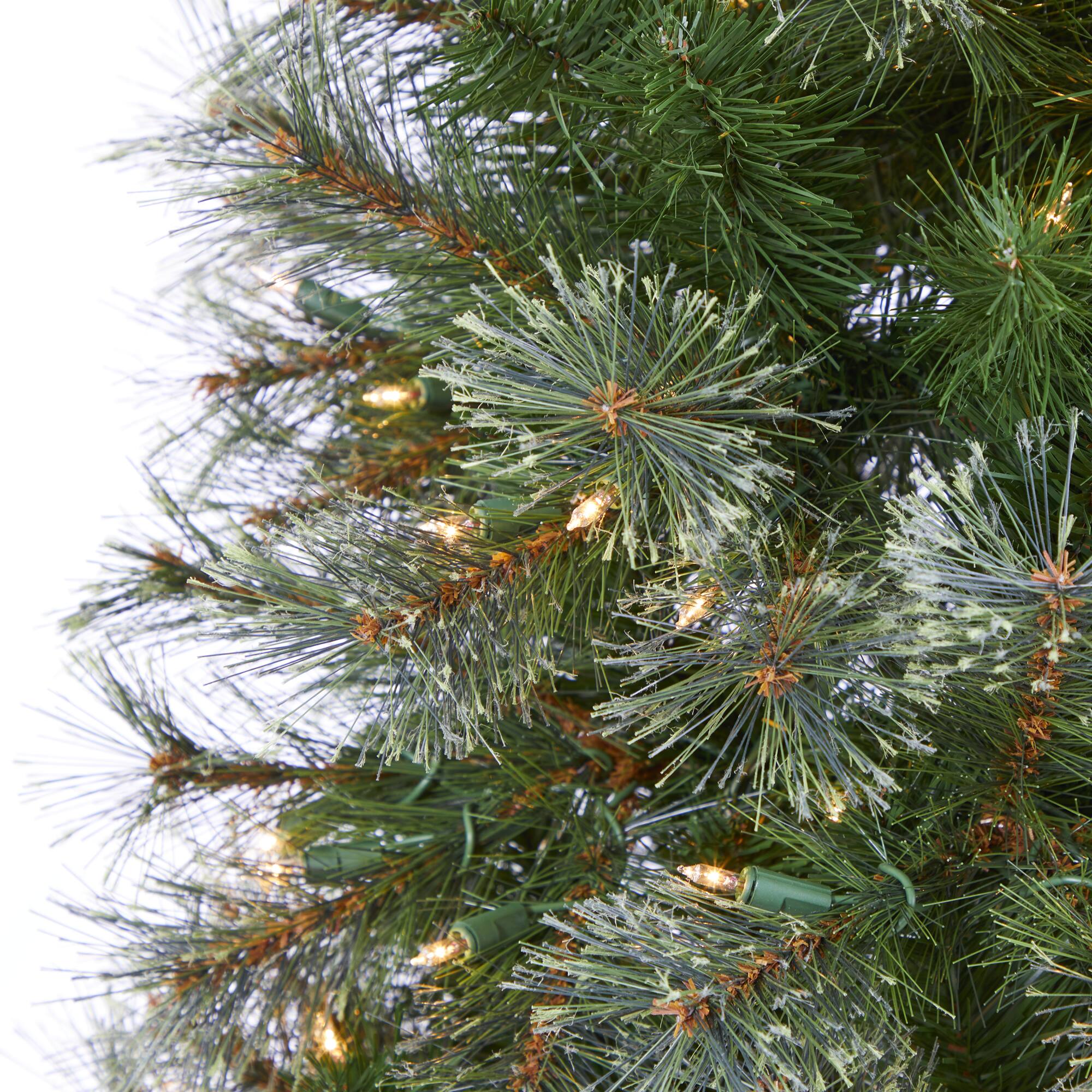 6.5ft. Pre-Lit Cashmere Artificial Christmas Tree, Warm White Lights