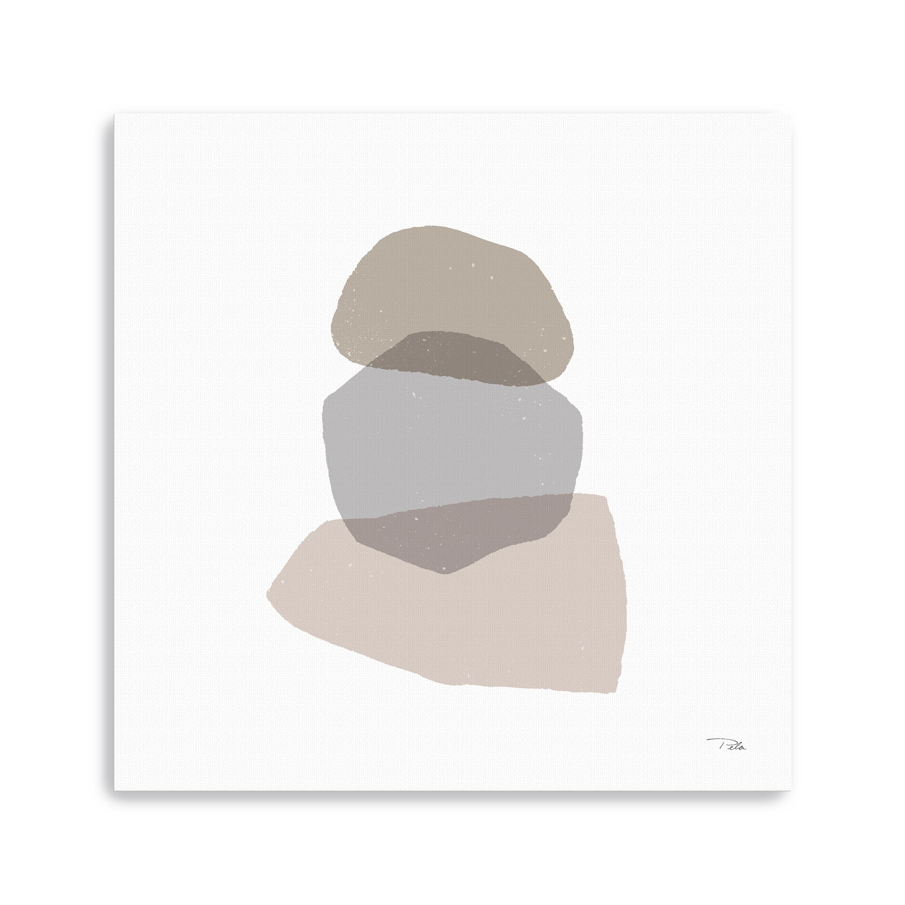 Pieces By Pieces Neutral II Canvas Giclee