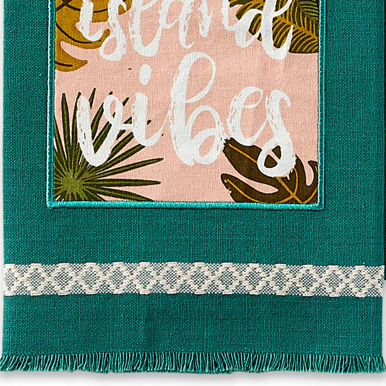 DII® Island Tropics Embellished Dish Towels, 3ct.