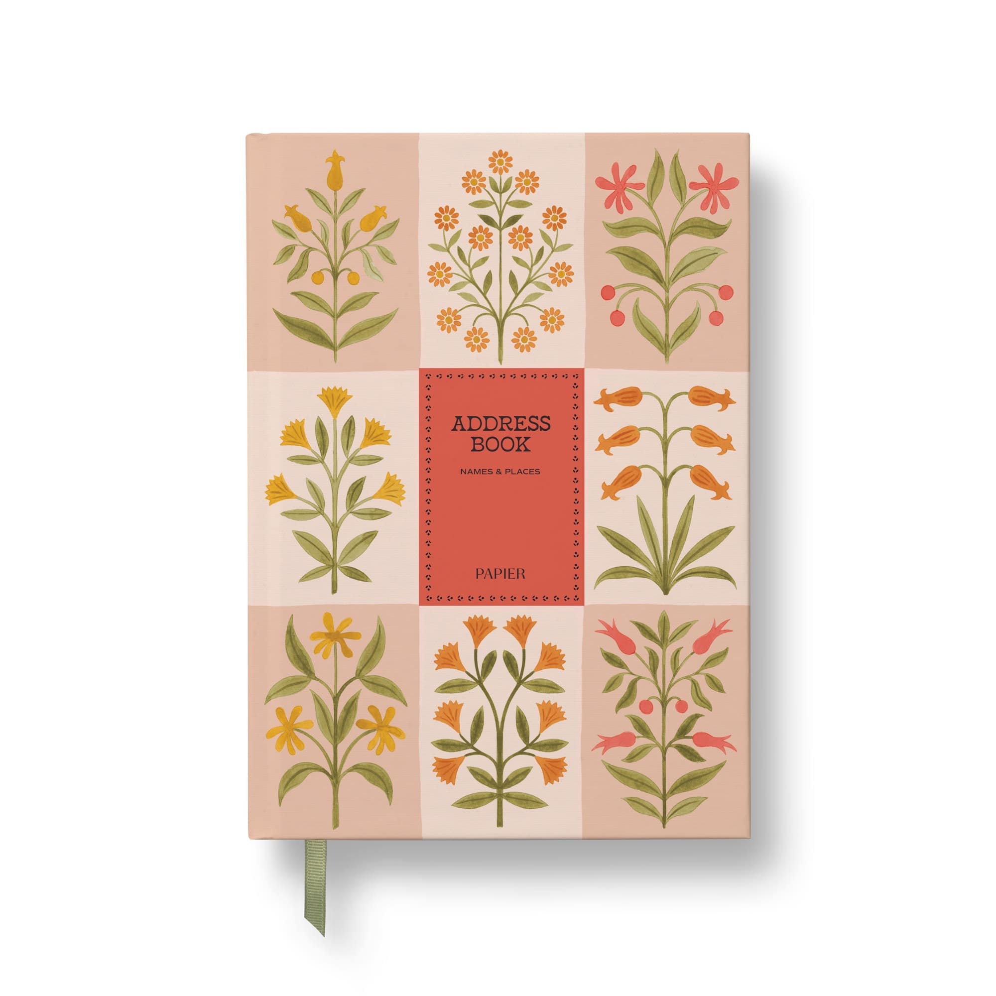 Papier 6" x 8.5" Floral Patchwork Hardcover Address Book
