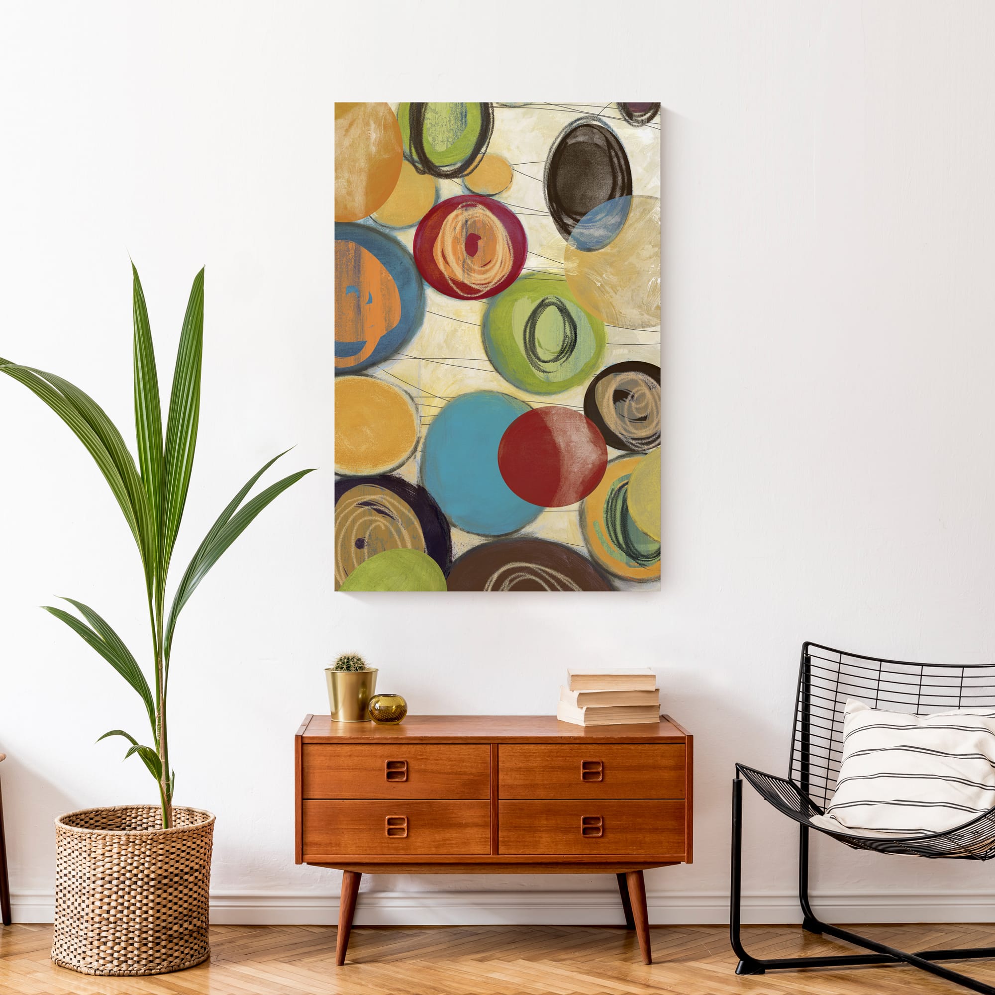 Cicle Party 24" x 36" Canvas Wall Art
