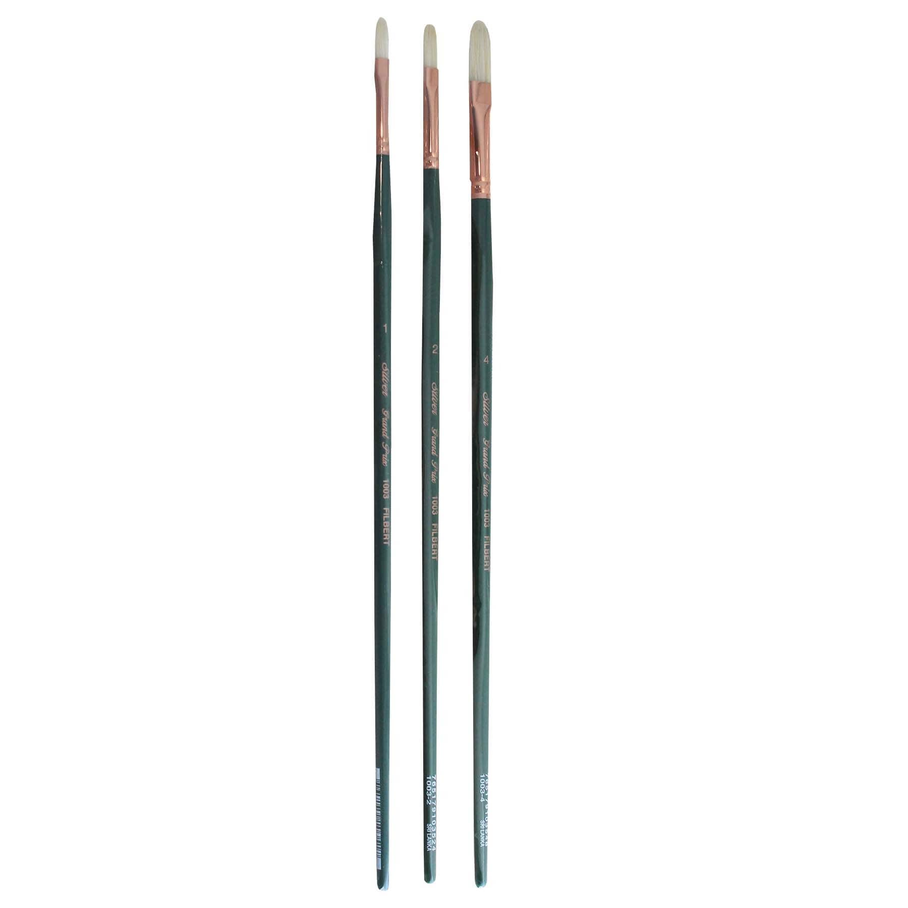 Silver Brush Limited Grand Prix® Small Filberts Brush Set