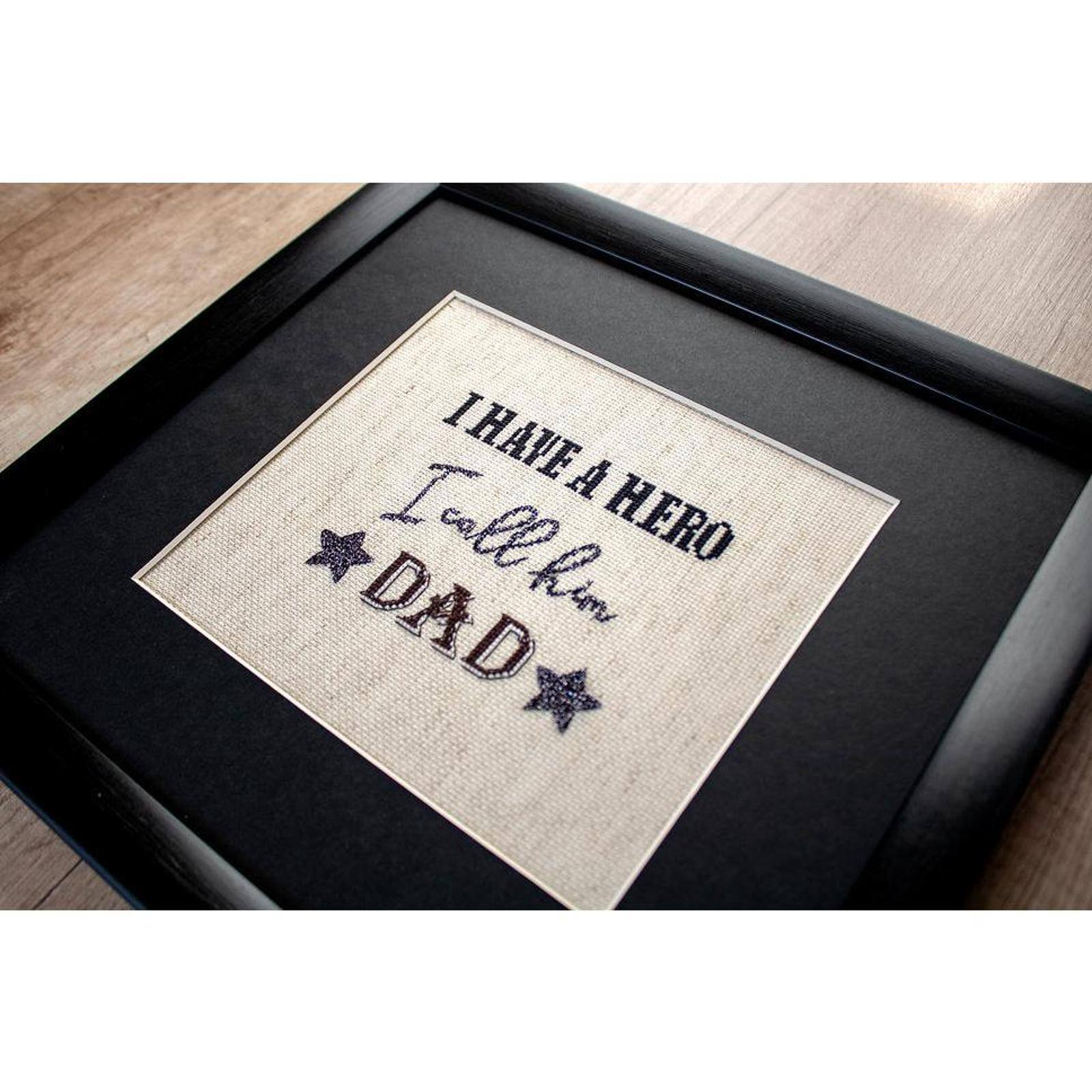 LetiStitch Counted Cross Stitch Kit Father's day gift