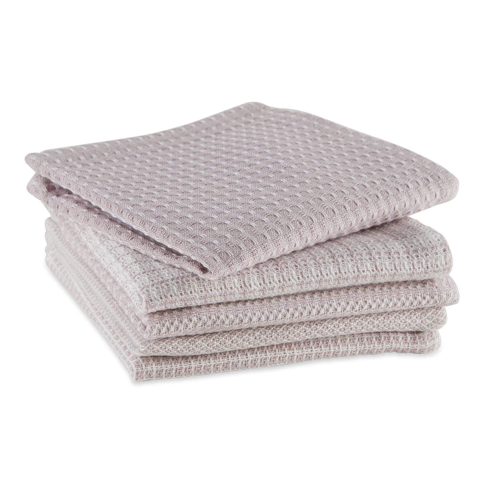 DII® Dusty Lilac Mixed Pattern Dishcloths, 5ct.