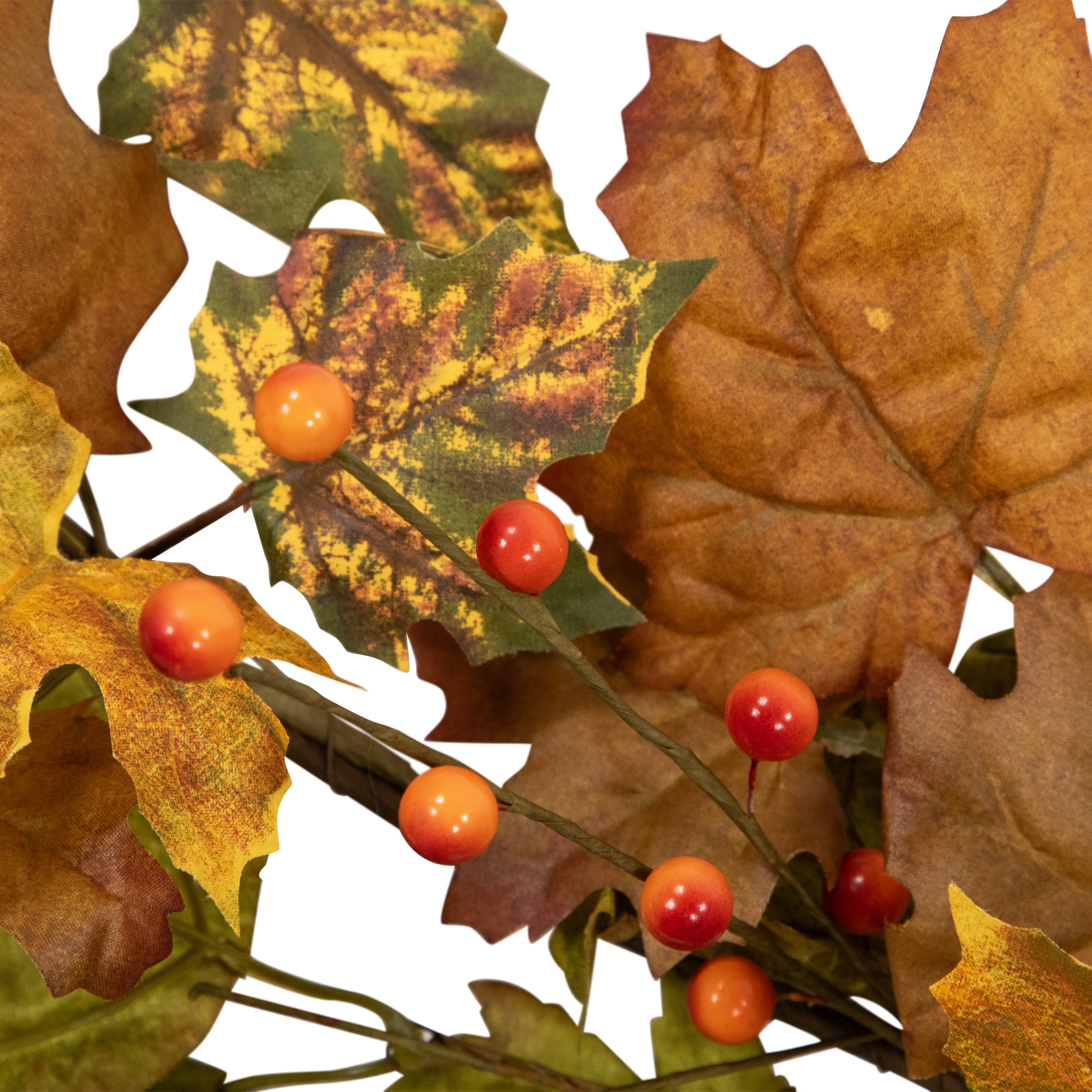 5ft. Maple Leaves & Berries Artificial Fall Harvest Garland