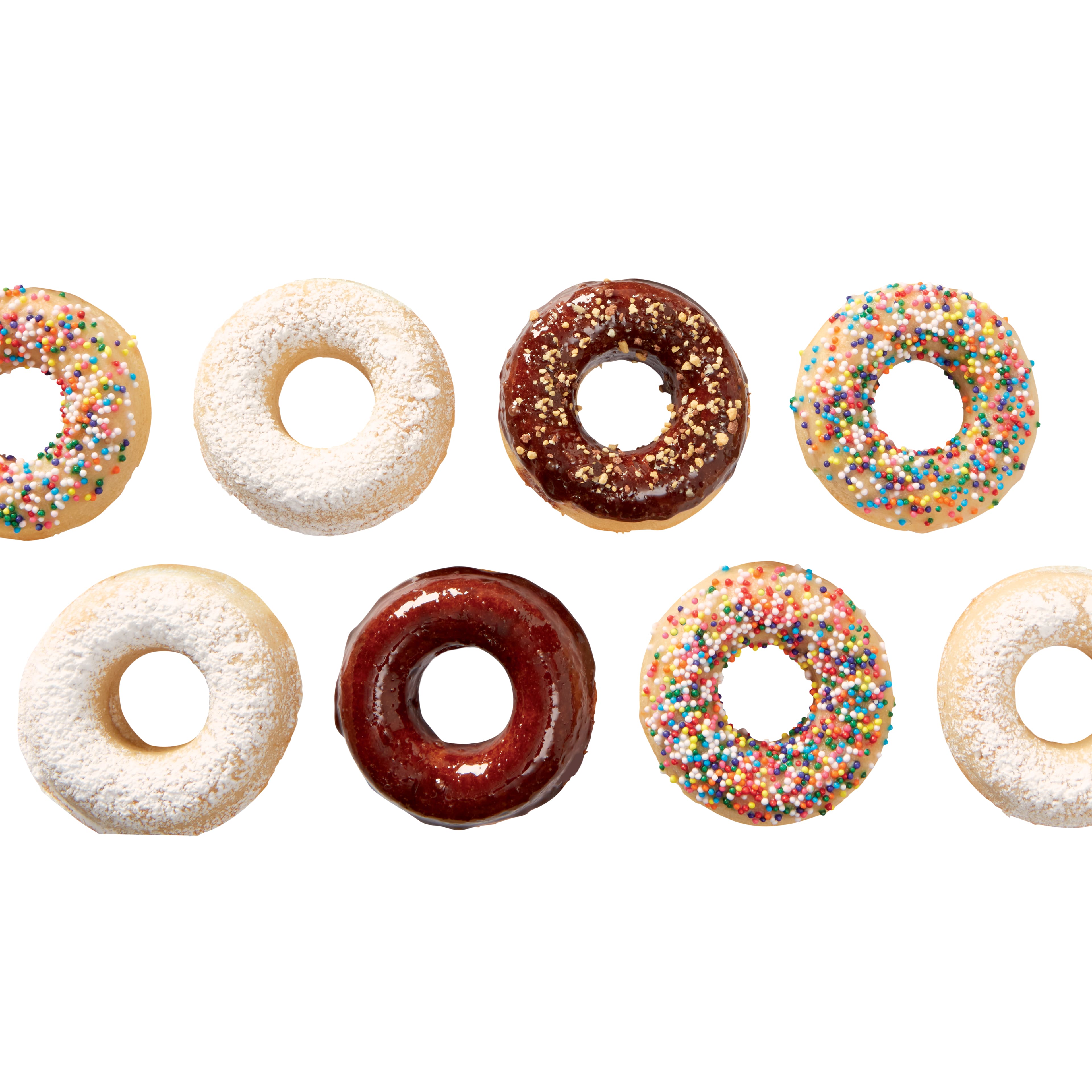 12-Cavity Metal-Reinforced Silicone Mini Donut Pan by Makery®