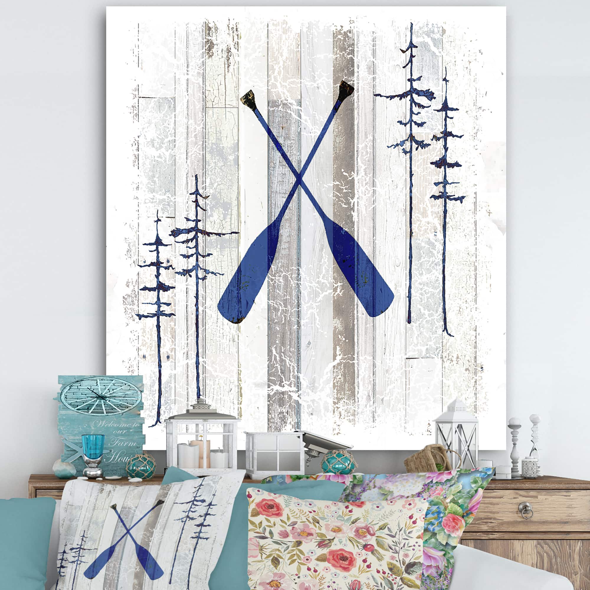 Designart - The Blue Moose - Oars
