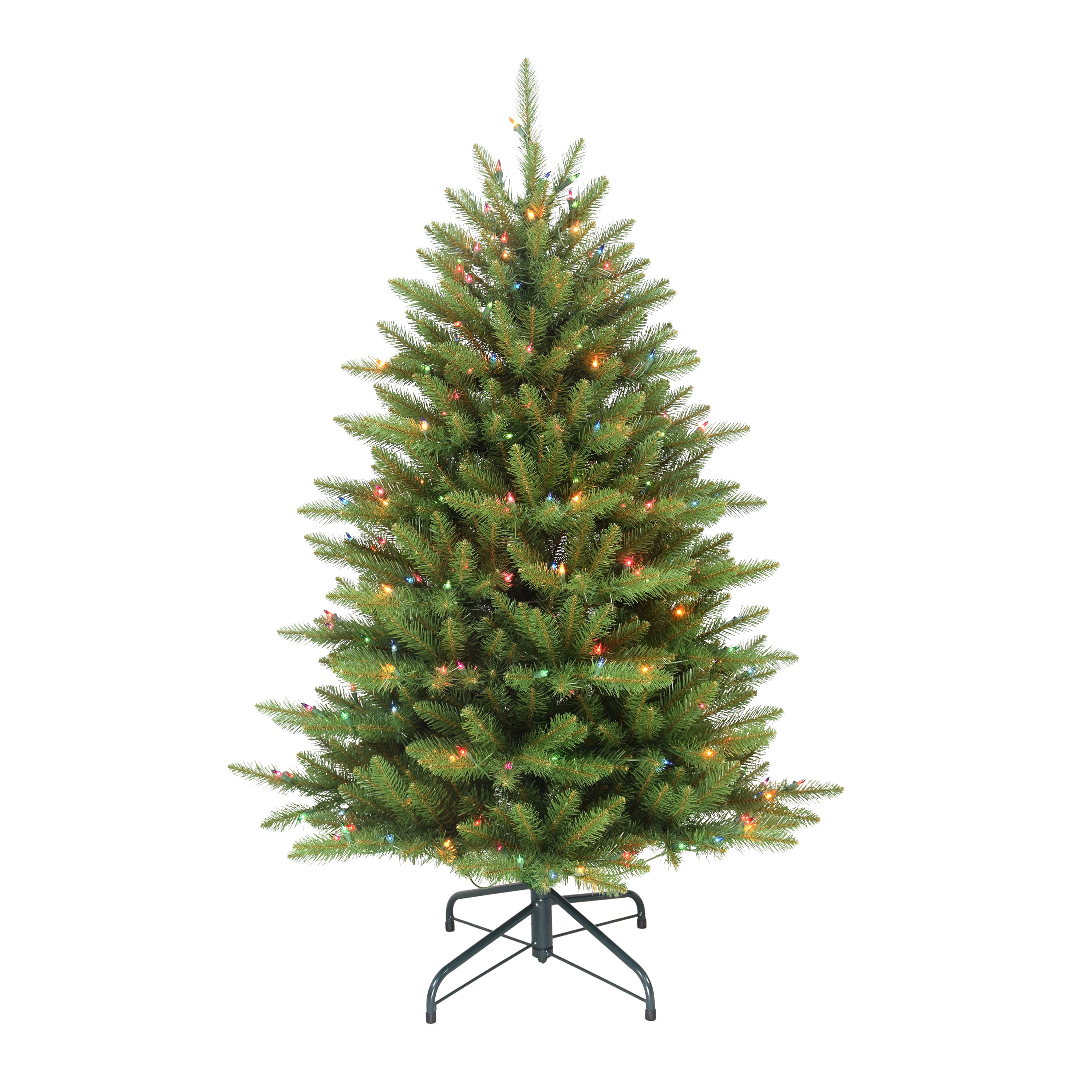 4.5Ft Pre-Lit Fraser Fir Artificial Christmas Tree, Multi-Colored Lights By Puleo International in Green | 4.5 ft | Michaels®