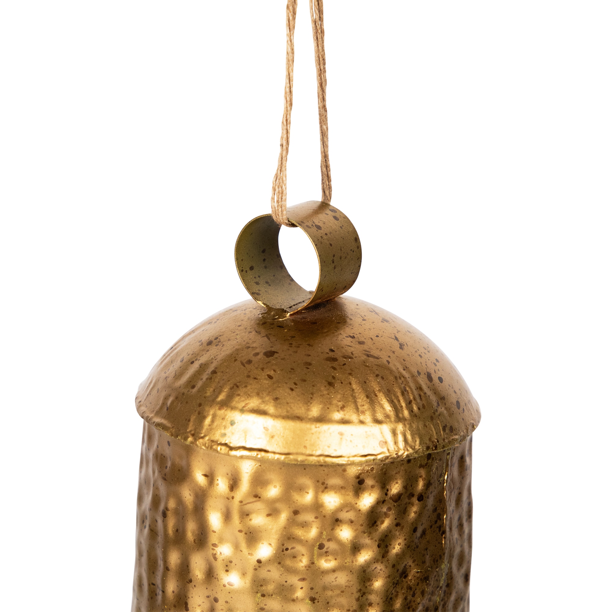 Hammered Iron Dome Bells Christmas Decorations Set