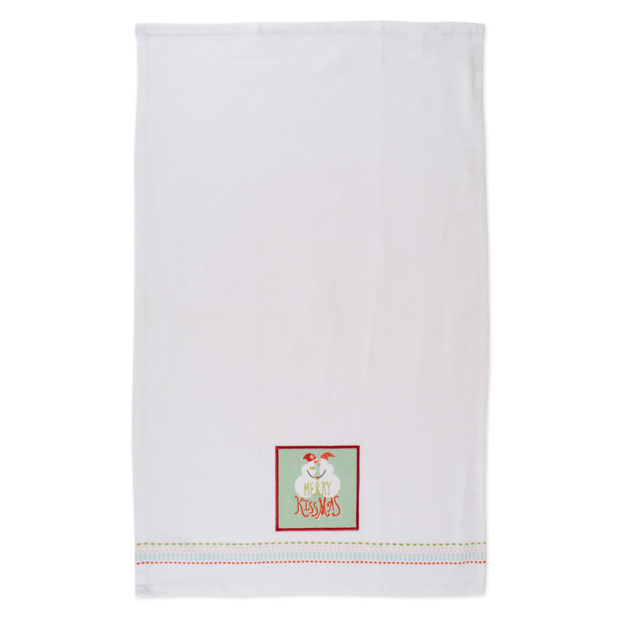 DII® Cozy Christmas Embellished Dishtowel Set