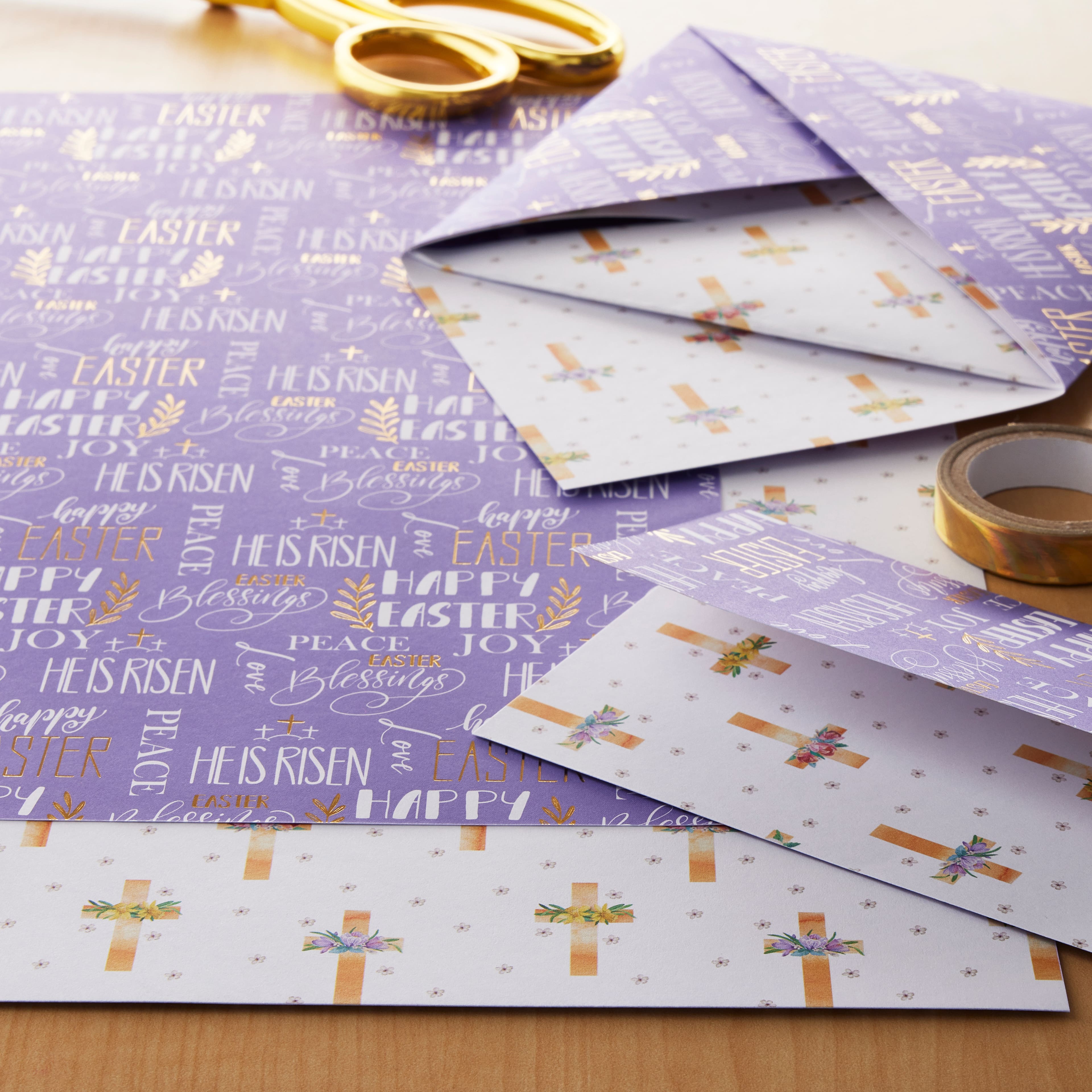 24 Pack: Easter Religious Double-Sided Cardstock Paper by Recollections™, 12" x 12"