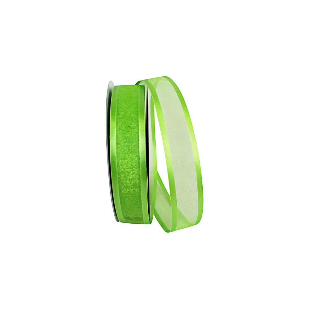 JAM Paper 5/8" x 100yd. Sheer Satin Edge Ribbon