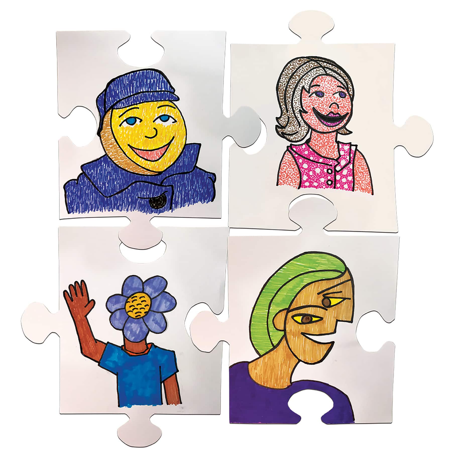 Roylco® We All Fit Together Giant Puzzle Pieces, 30ct.