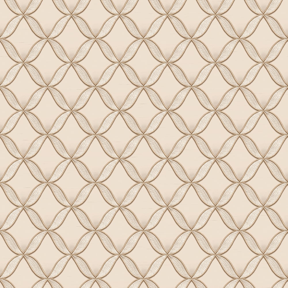 Designs Direct Geometric Trellis Wallpaper